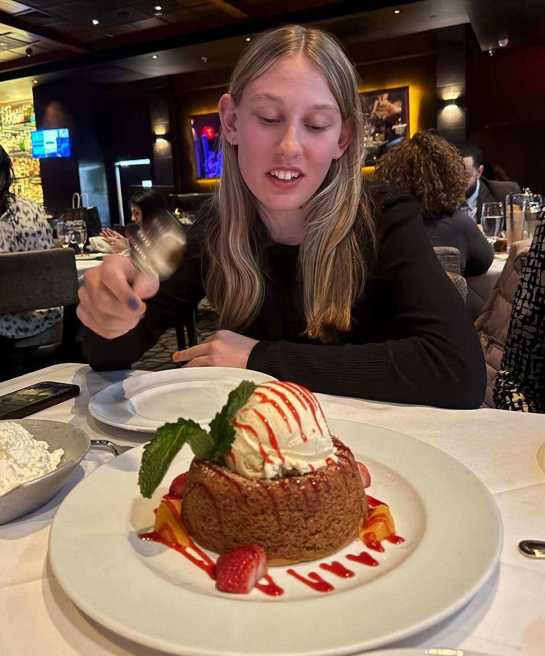 I celebrated my niece @i_mckendry's acceptance to an undergraduate program in NYC! Congratulations, love you, Bella! ๐ฝ๐