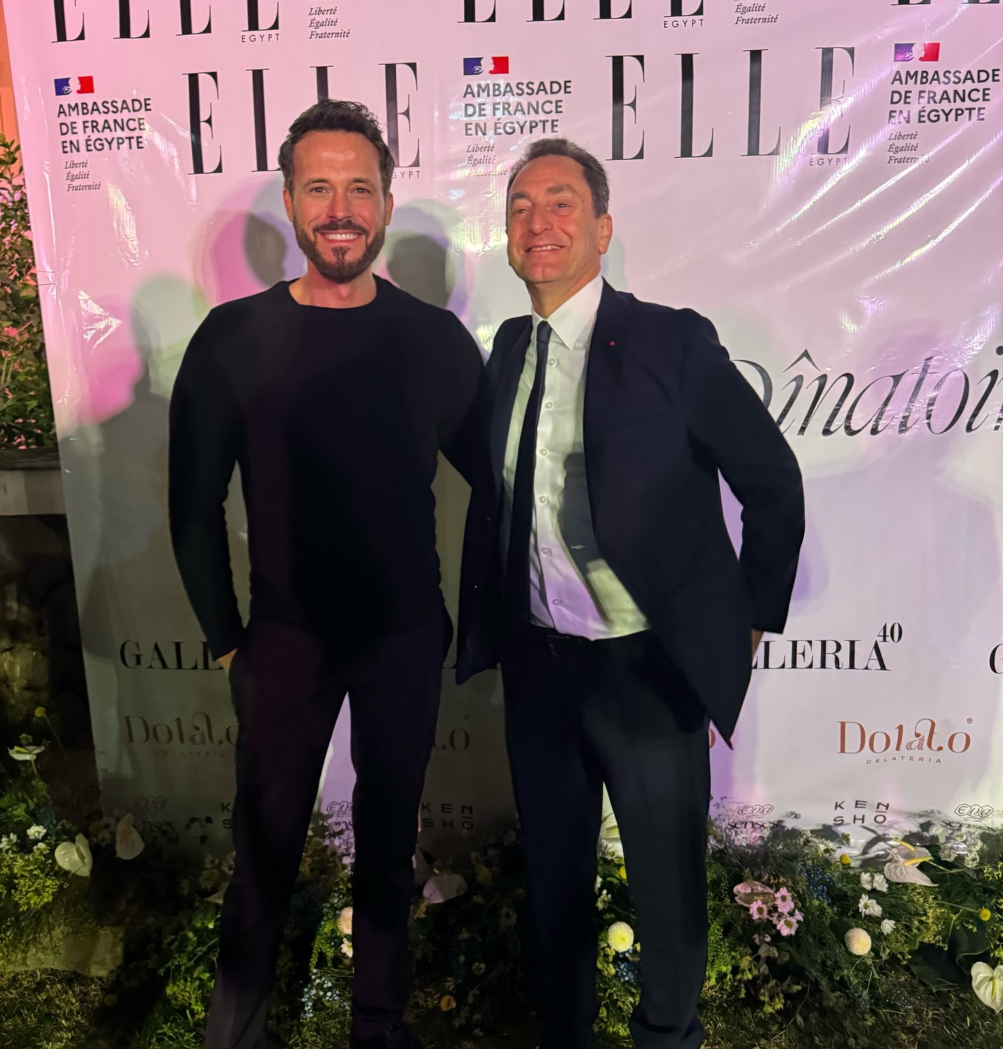 Such a great evening at the Elle Egypt × French Embassy event with Ambassador Éric Chevallier. A pleasure to be part of such a wonderful occasion.
كانت أمسية رائعة مع السفير إيريك شيفالييه. كان من دواعي سروري أن أكون جزءًا من هذه المناسبة الجميلة. @elle.egypt @franceenegypte