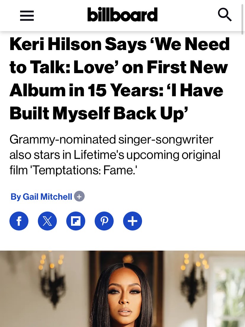 MISS KERIIII BABYYYYY!!
PR UPDATE: For the last 3 weeks I’ve been running from ATL, NY to LA working with the incredible @kerihilson for her first album in 15 years ‘We Need To Talk’!!!! This rollout has been the most beautiful experience and such a huge highlight in my PR career. My inner child who used to blast Knock You Down on repeat is GAGGED! 😭
Thank you to my @thechambergroup team for believing in me and pushing to heights I never imagined!!! STAY TUNED WE GOT SO MUCH MORE COMING!!!!