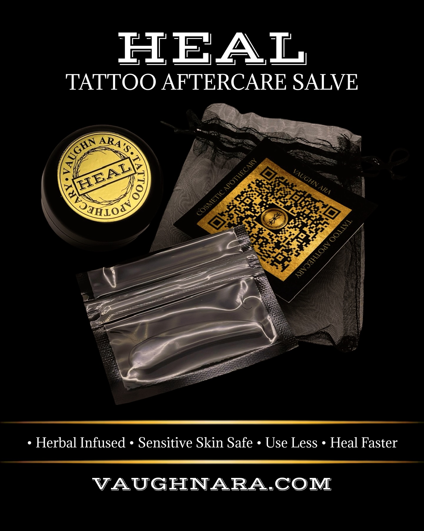 It heals faster because it’s formulated different ✨
15 years of skincare formulating knowledge meets herbalism…. Infused herbal oils, the right amount of organic shea butter and beeswax that doesn’t leave you greasy, with support herbal extract to assist in turning over dead skin cells while promoting the health of new.
No private label mass manufacturing, HEAL is formulated and produced as a crafted product for tattoo skincare using a no waste business model that supports sustainability and organic growing practices. 🌱
The gold standard of Tattoo Aftercare.
👉 swipe for QR code to learn more.
#tattooaftercare #tattooskincare #herbalism