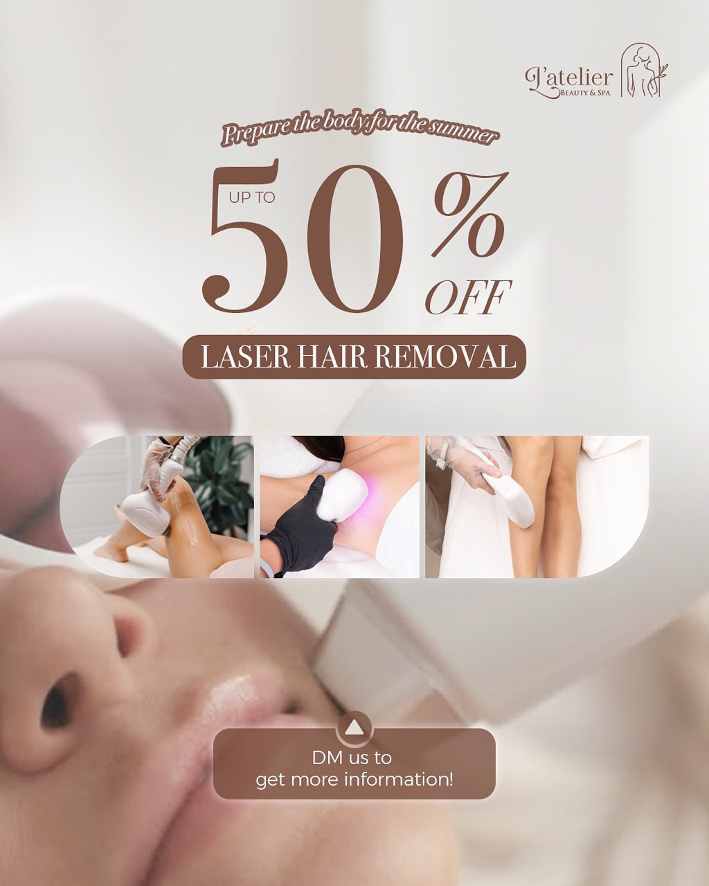 Ready to ditch the razor? Weโve got up to 50% OFF Laser Hair Removal!
But hurry, only 15 spots available. DM us to learn more!
Why choose laser hair removal?
โ๏ธ Fast, safe & effective
โ๏ธ Pain free
โ๏ธ Non-contact laser
โ๏ธ Long-lasting results
โ๏ธ Any areas can be treated
๐โ๐๐ฉ๐๐ก๐๐๐ง ๐ฝ๐๐๐ช๐ฉ๐ฎ & ๐๐ฅ๐
๐999 W Hasting
๐ง latelierbeautysndspa@gmail.com
๐ฑ text or call: (604) 428-8662
#latelierbeautyandspa #vancouver #vancouverspa #laserhairtreatment #laserhairremoval