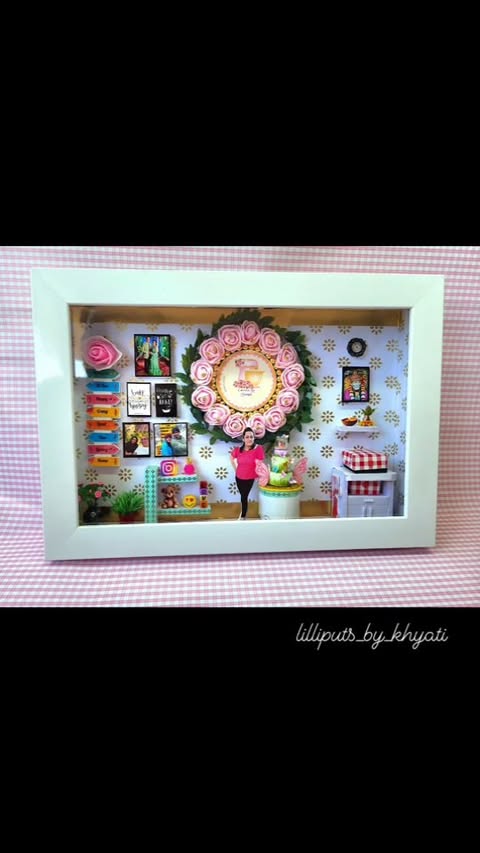 Shadow box Customized for a Fantastic baker🥰
Dm to know the price ♥️
Shipping all over India✅️
#lilliputsbykhyati #shadowbox #miniaturebox #minilife #miniaturebakery #gifting #miniaturegifting #bakery #friend #friendship