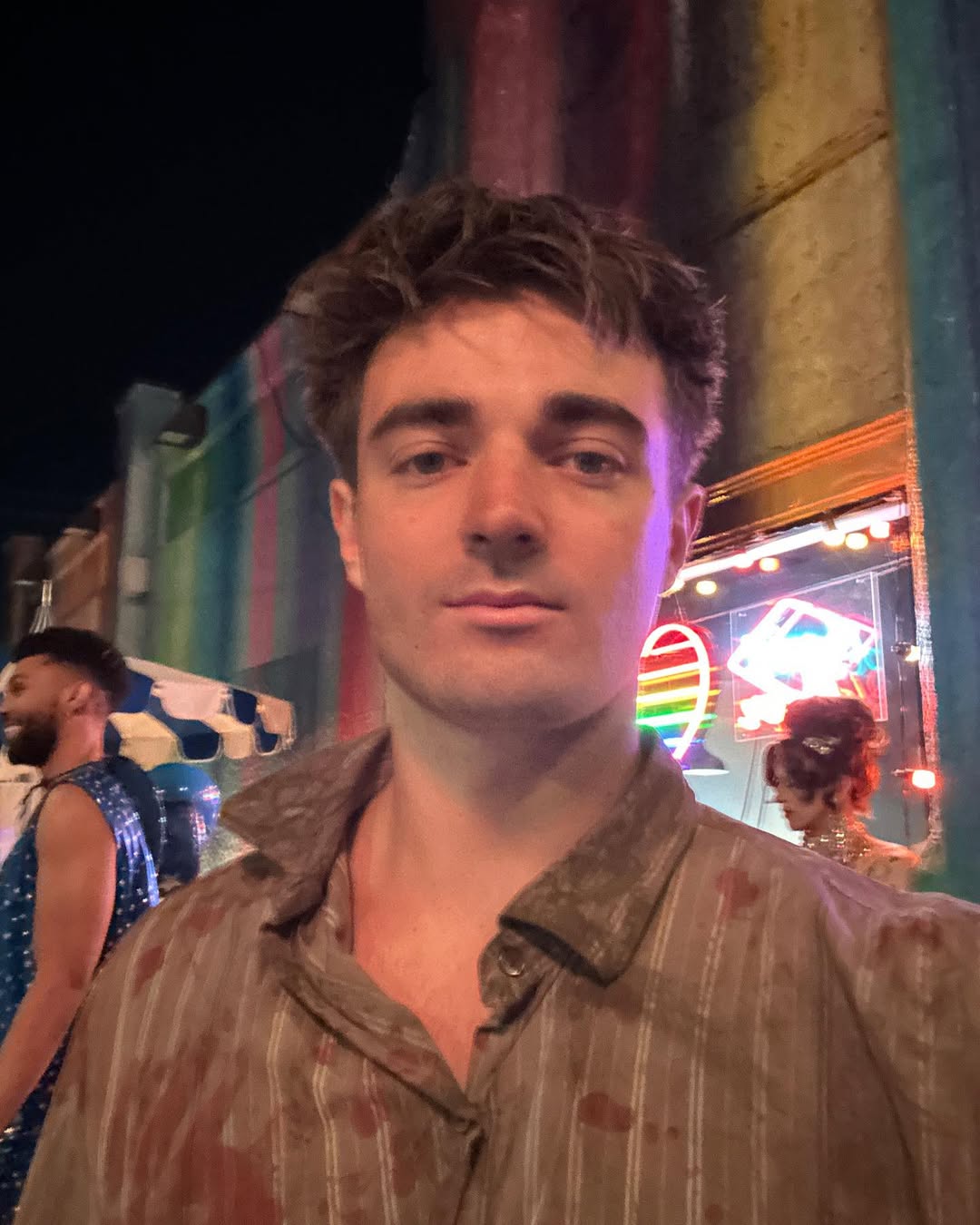 Hair stylist went crazy for this film ๐ค๐ป #filming #tylerdurden #actor #officialbrentanthony
