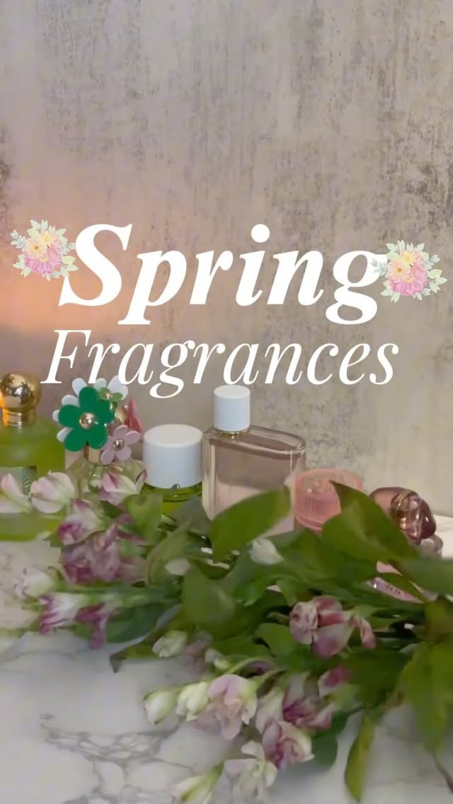 Top Spring fragrances you NEED now 💐
@giorgioarmani My Way Nectar
@snif x @monetmcmichael Rose Era
@burberrybeauty Her Blossom
@phlur Mood Ring
@marcjacobsfragrances Daisy Wild
@aroma.concepts Pear Potion