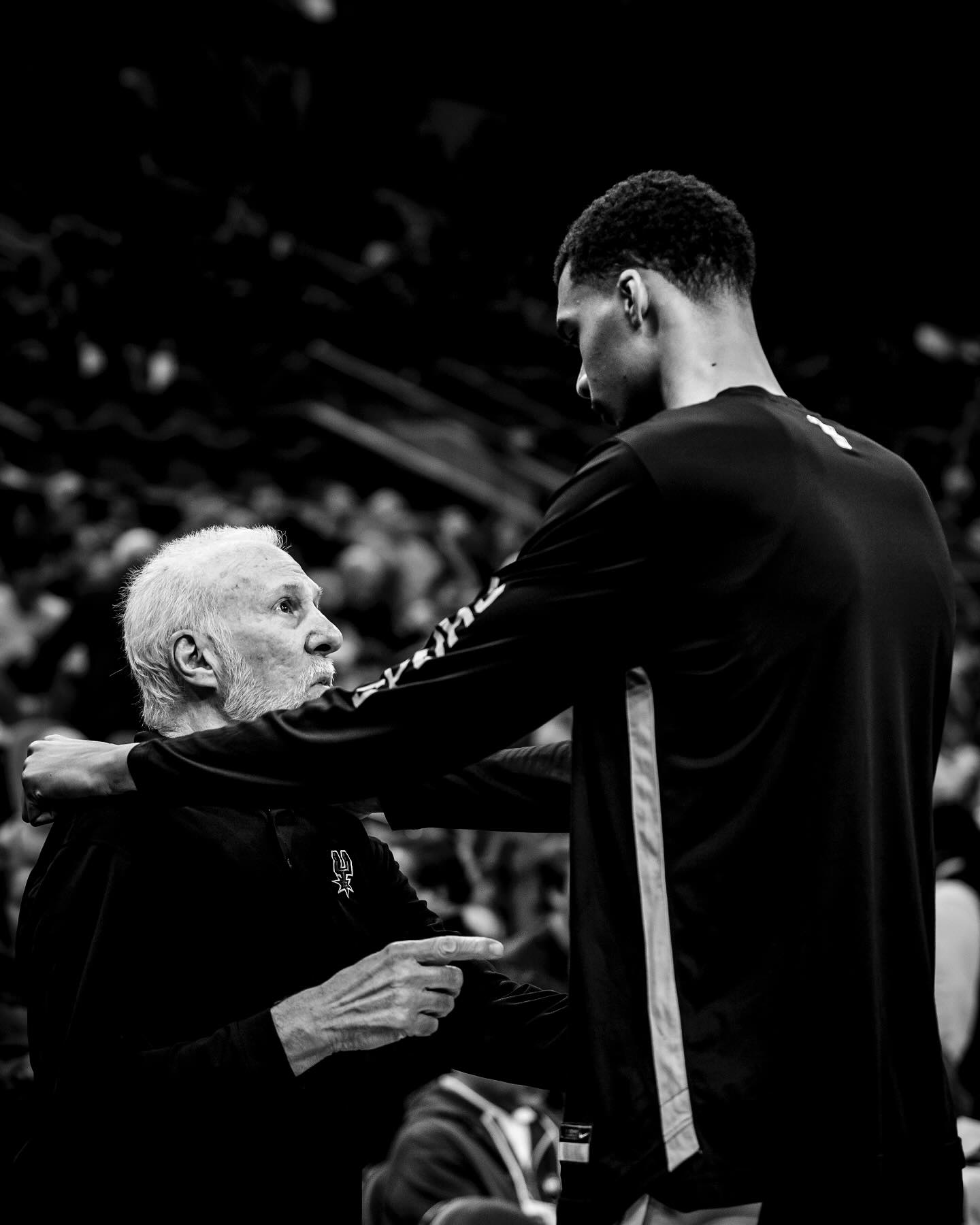Coach,
I don’t think I can ever say thank you enough.
Thank you for everything you did for basketball, the impact you had on the game and on the city of San Antonio.
Thank you for your personality, your competitiveness and your dedication. It was an absolute honor to be a part of your 29 years head coach journey, and I know that you will keep inspiring everybody around you in this new adventure.
I wish you nothing but peace, happiness and fulfillment in your next chapter.
Love, Victor 🖤🤍