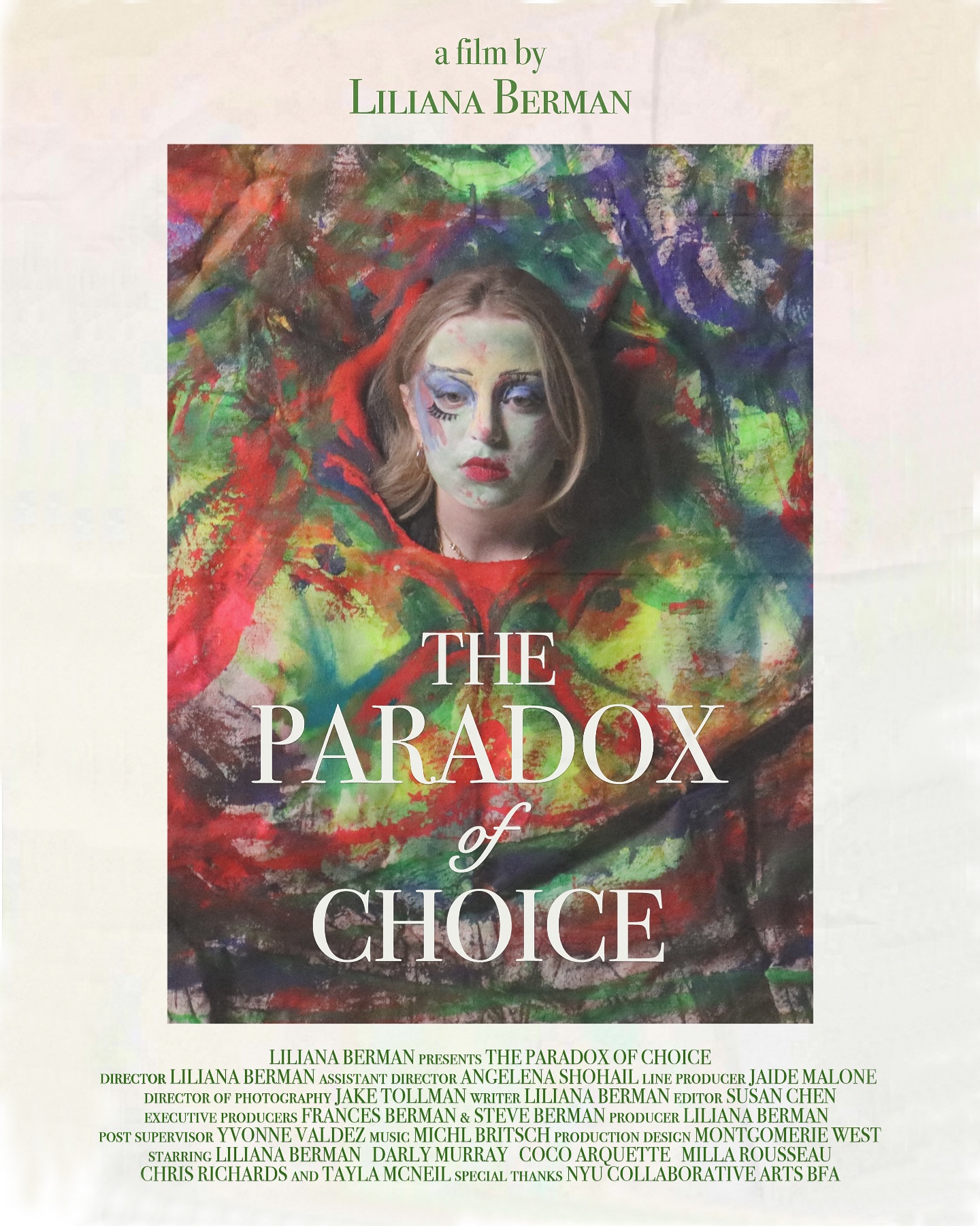 ITS HERE!! COME SEE MY THESIS SCREENING - 721 Broadway #404
Thursday 5/8 - 12pm
Friday 5/9 - 4pm
Saturday 5/10 - 11am, 7pm
If ur not NYU and want to come dm me!