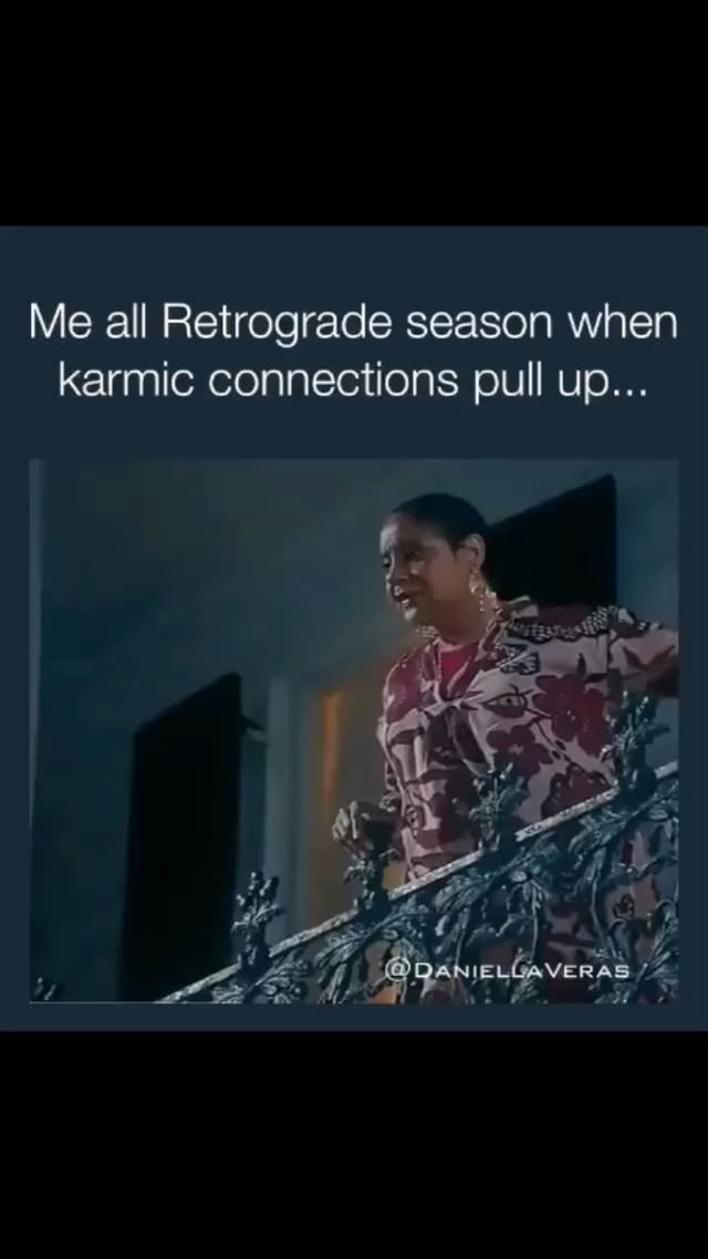 REPOSTING FOR THE REELS💫
They say that if you love something, set it free. If it comes back, it’s yours. When planets are retrograde, it is not at all uncommon for old flames and karmic partners come out of the woodwork for healing and closure. 🖤
That said, I don’t agree that if it comes back, it’s “yours.” First of all, I don’t believe in people as property. Secondly, sometimes, they come back b/c no one else wants to put up with their dusty ass. Sometimes they come back, b/c they want to see if they still have free access to your magical sauce. Sometimes, they come back to try to pull some of the same lame ass BS they was on the last time you cut’em off.
Just b/c they come back, doesn’t mean you gotta take them back. And while I’m open to meeting people from a new level of consciousness and awareness, rarely do they ever come correct — meaning taking personal responsibility and accountability for themselves and their actions. This is the EXCEPTION — probably not dude sliding in your DM’s after months of ghosting. NOTE: it’s not just romantic connections — friends, partnerships, situationships, alladem.
And finally, I think the #1 reason they come back is to TEST YOU. Spirit sent them to see if you on the same BS YOU was on when you were puttin up with that f*ck sh*t. Has your self worth improved? Are your boundaries well-defined and solid? Do you know who the f*ck you are? Cuz if you don’t — trust - retrogrades will catch you slipping.
If you love yourself, SET YOUR SELF FREE.
Quie 👏🏽re 👏🏽te, 👏🏽 coño! 👏🏽
