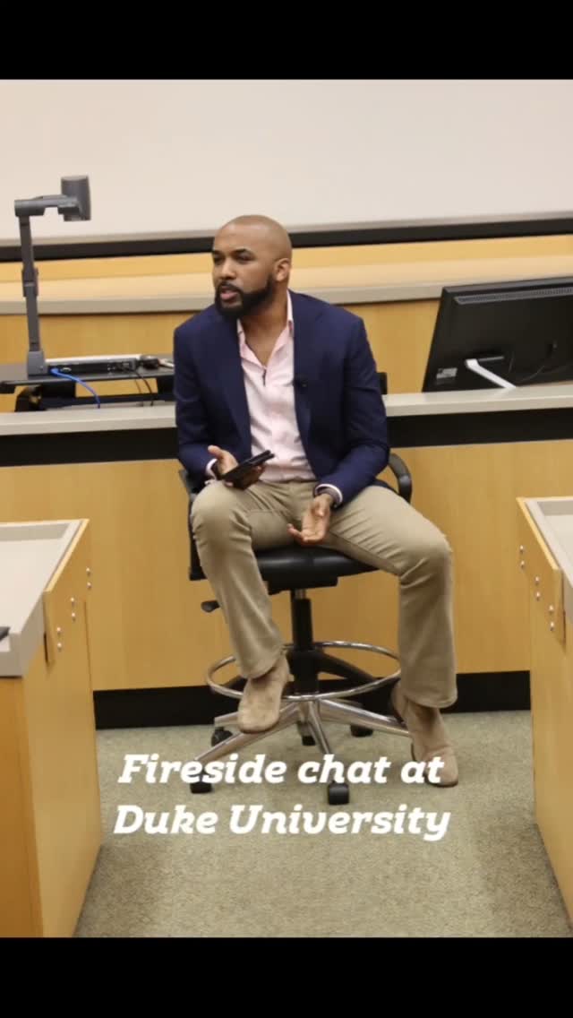 Fireside chats are my favorite kind of speaking engagements... especially with young people. I get to have an intimate conversation with a group of brilliant minds. We listen and we learn... we inspire and engage. We give and we grow.
Thank you to the amazing students at Duke University who got together and made this possible. I had the most incredible time hanging out with them. I hope they were blessed because I certainly was.
Special thanks to @duke.africa @fuqua_bia @duke_sanford @dukeglobalbaton @duke.gpsg @duke_intlstudentcenter for collaborating to make this happen.
And special shoutout to @lolajames001 and her squad for working tirelessly to arrange it.
This conversation and these college students will always remain near and dear to my heart. If you were there, please comment so I can spot you. And if you weren't, maybe I should come to your school next.
