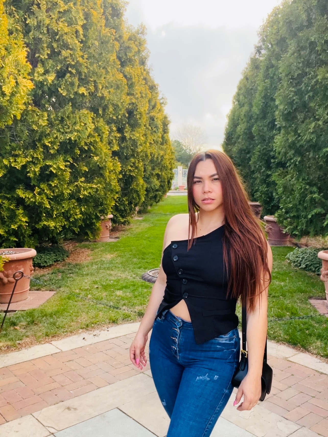 Disfrutando cada momento aquí❤️🍀🌲