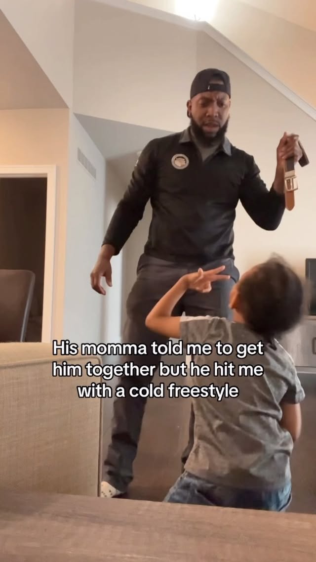 Man I just got off work! #badkids #punishment #discipline #badbehavior #badboy #thatsmyboy #sonny #officialsessmusic #reelsvideo #toddler #freestyle #babyree
