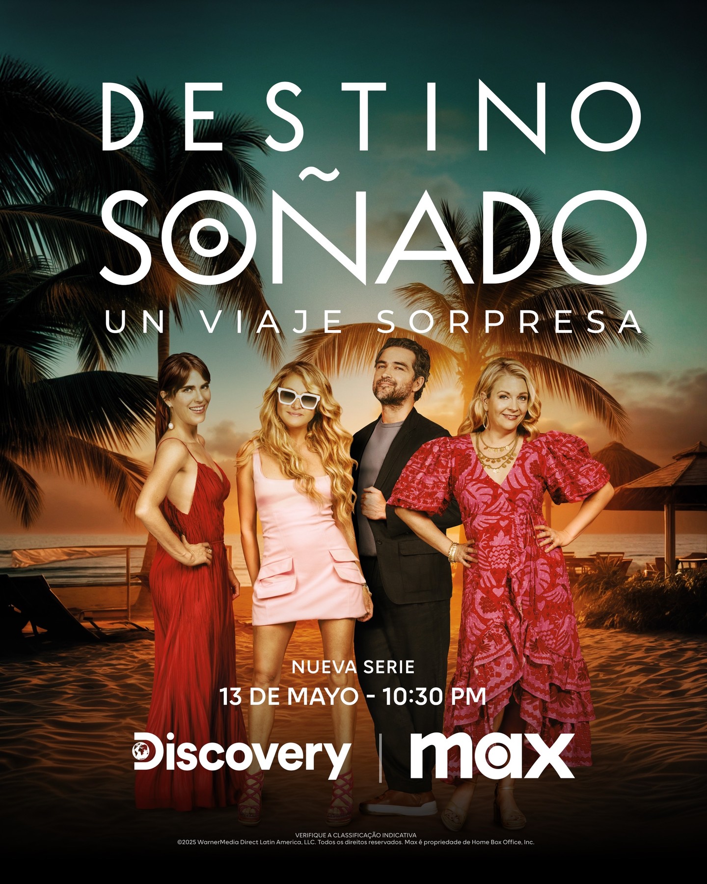 @karlasouza @paulinarubio @melissajoanhart @daltonyco no se esperan la sorpresa que les tiene @ponchohd en un #DestinoSoñado. Nuevo reality, a partir del 13 de mayo, 10:30 pm 🇲🇽 por @streammaxla, @streamonmax y @discoveryla