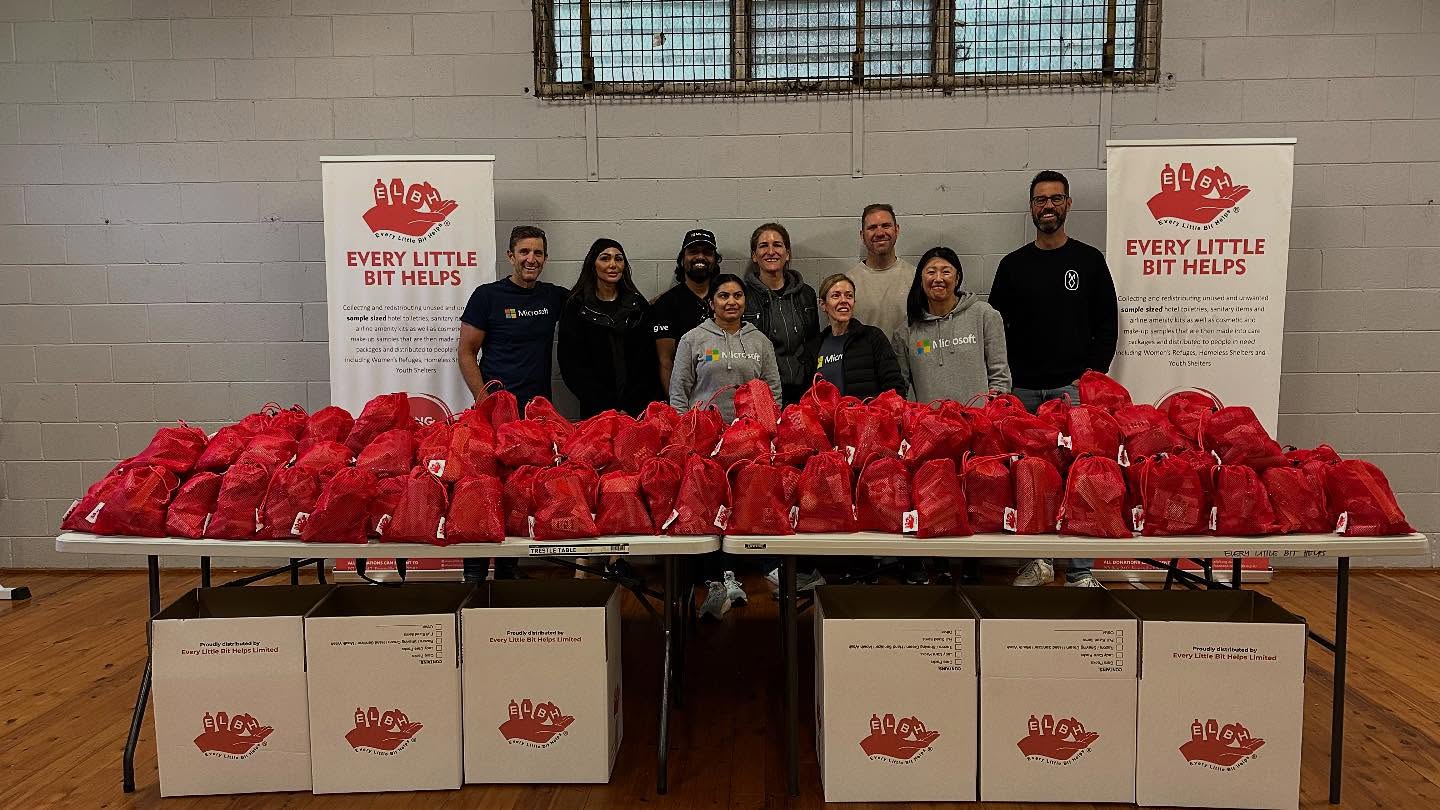 Incredible effort by the team at @Microsoft! After a full day of corporate volunteering—sorting and packing donated hotel toiletries—we’re proud to have assembled 351 Care Packs and 150 Lady Care Packs.
Demand for these packs remains consistently high, and we’re committed to fulfilling requests and ensuring that Every Little Bit Helps.
A heartfelt thank you to everyone who has donated recently—your generosity makes a real difference for those doing it tough.