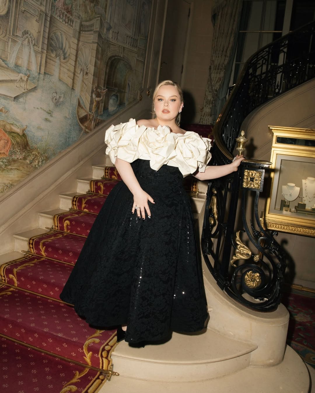 Whether she’s trading in salacious Regency-era scandal in #Bridgerton, or navigating mental illness in the BAFTA-nominated #BigMood, #NicolaCoughlan has got range. But beyond her acting talent, Nicola also seems like exactly the kind of person you’d want to spend an evening gossiping with. Luckily, #BritishVogue had the chance to get ready with her for the #TVBAFTAs. Click the link in bio as she chats getting ready to the sounds of #Brat, her ideal night out, and making her debut at The National Theatre with her #DerryGirls co-star #SiobhánMcSweeney.
Photographed by @EllJMorgan.
