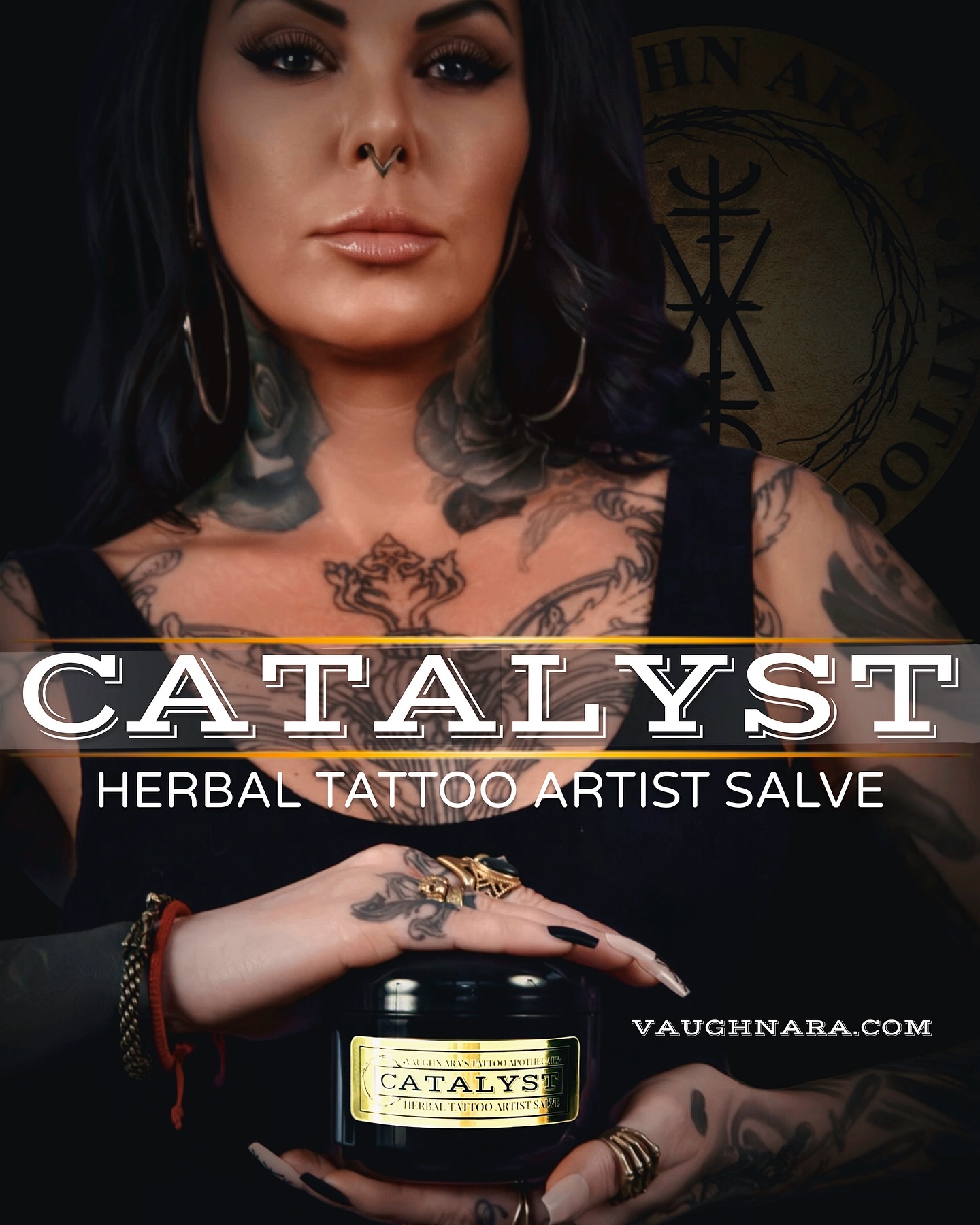 A true labor of love for the love of tattoos and natural skincare. Catalyst is NOT a mass manufactured private labeled product repackaged for the industry… it IS a crafted herbal infused formula utilizing ingredients specifically targeted for the health and application of tattoos.
For use during tattooing..
-consistency allows for better saturation.
-keeps redness and inflammation down.
-will not clog needle groupings.
-wipes clean.
-natural scent.
-appropriate for sensitive skin.
-use less product and lasts longer.
-won’t affect stencil.
8 oz Artist Salve is for use during tattooing as a lubricant.
You will use less than other salves and the crossover consistency will not clog your needle groupings and it allows for better saturation. Catalyst will not melt and slide off of your glove. Applies smooth and wipes clean.
vaughnara.com 👁️
👉 swipe for QR code
tattooed #tattooartist #tattoosalvebyvaughnara
📸 @handmadetintypes