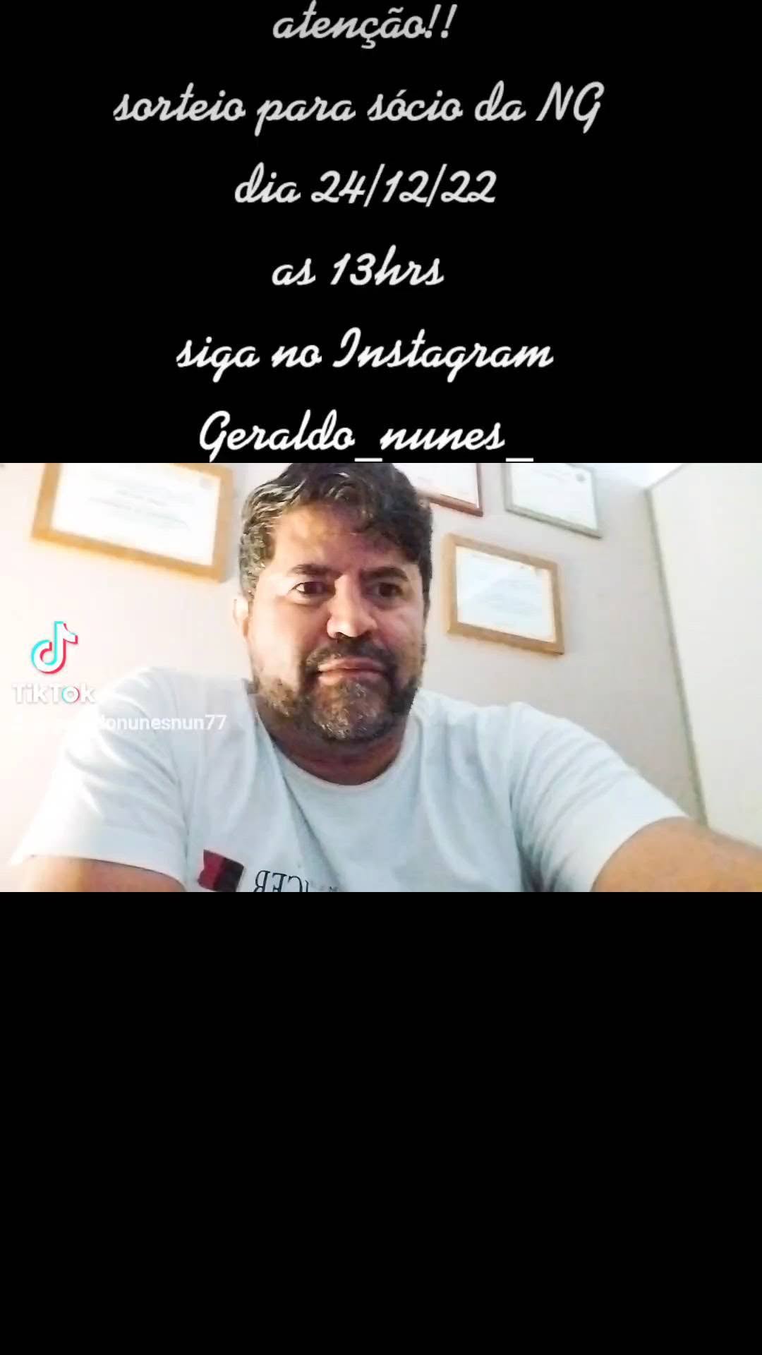Galera dia 24/12/22 às 13h o tão esperado sorteio da Academia Nova Geração dezembro chegou !
Serão 3 sorteados e os prêmios serão 🤩 :
1 Notebook
(primeiro colocado )
1 Smartphone
( segundo colocado)
1 Pix de 500,00 reais ( terceiro colocado )
Para participar é simples basta escrever "EU QUERO GANHAR" nos comentários abaixo, mas será preciso estar dentro das regras 👇🏻
-Ser aluno da academia nova geração.
-Estar em dia com as mensalidades.
-Seguir o Instagram @geraldo_nunes_
- Postar esse vídeo nos stories marcar o Instagram @geraldo_nunes_ e escrever "EU QUERO GANHAR "
-O sorteado terá que estar ao vivo assistindo para ganhar o prêmio.
No dia 24/12/22 iremos fazer o sorteio ,esteja ao vivo , o sorteado pode ser você 🤩✅ as 13hrs ao vivo aqui mesmo !