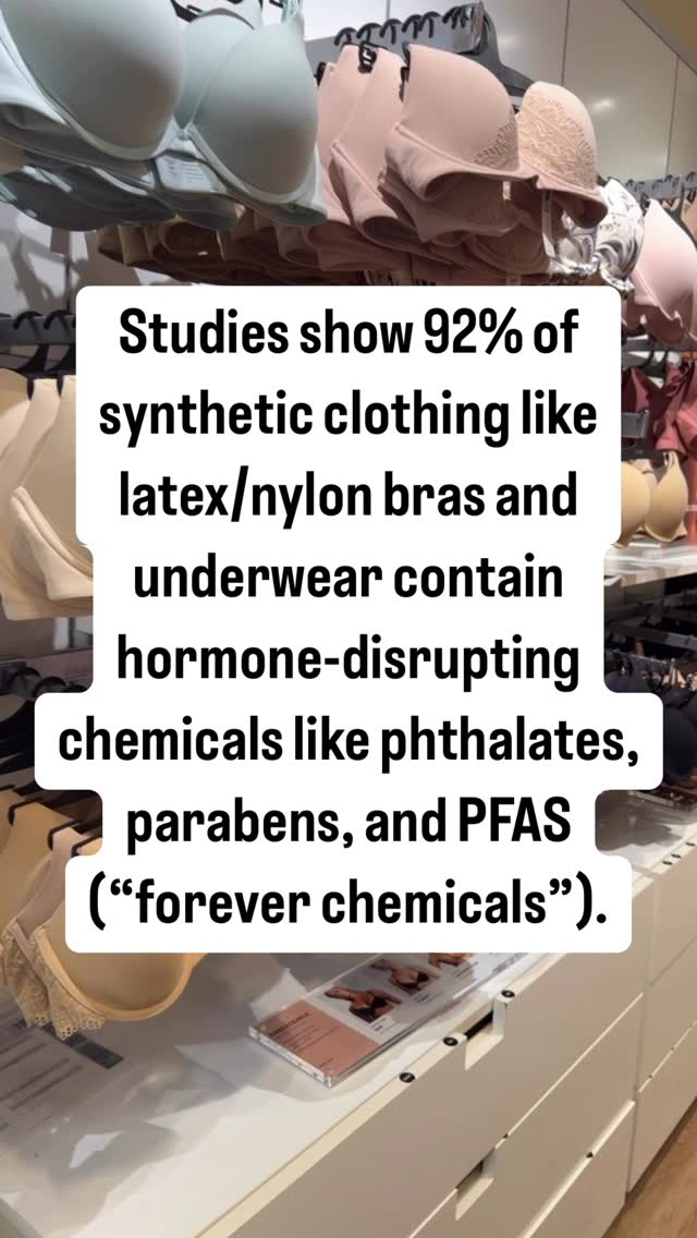 Big Bra and Underwear don’t want you to know every time you wear their products you’re wrapping yourself in toxic synthetic fibers, compressing your lymph, leaching estrogen-mimicking chemicals into your chest and reproductive organs all day long.
This isn’t health. It’s a slow surrender to the system.
You weren’t made to live in plastic. You were made to breathe, move, and thrive.
Ditch the latex. Reclaim your body. And shop Pure Basics for 100% organic cotton, plastic free clothing. Link in bio.