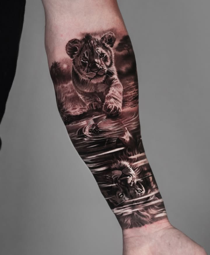 A tattoo I got to do on my buddy @davis__dylan. It’s always an honor tattooing old friends and it is rewarding for me seeing something like this come together after two long days 💪🏼 AND he may or may not have talked me into signing up for a half marathon 😵💫🙂