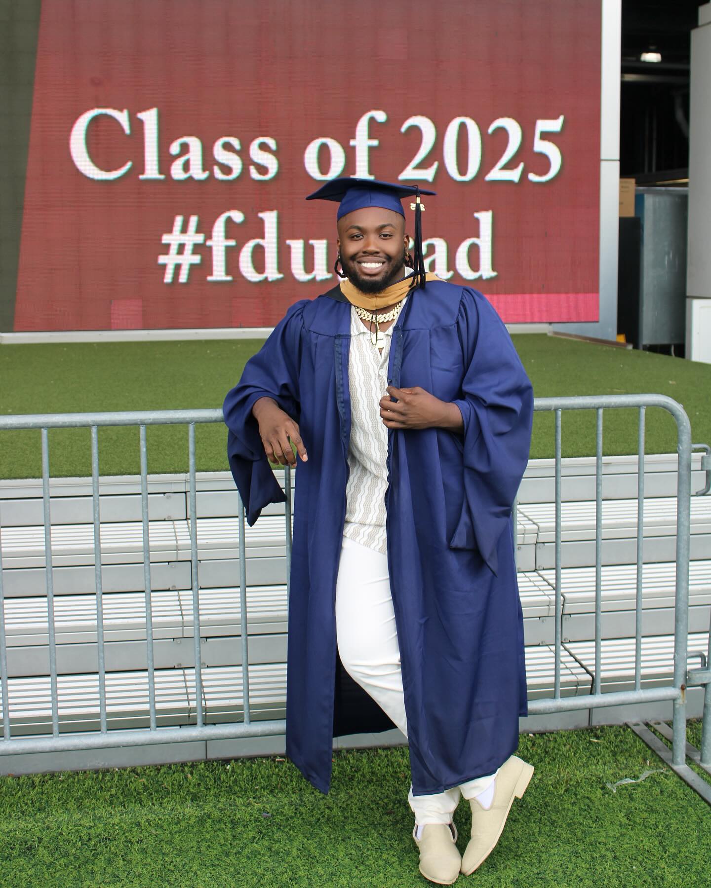 “The world is yours, Willie..”
🧠✍🏿
I’ve carried that phrase with me for years — a constant reminder that no matter where you come from or what you’ve been through, the world can truly be yours if you’re willing to show up, work hard, and stay grounded in your purpose.
When I stepped onto the campus of FDU to pursue my master’s degree in Digital Marketing, I knew the journey wouldn’t be easy. But every single day, I showed up with intention. I reminded myself: day by day, I will get through this. And I did.
This moment isn’t the end — it’s just the beginning.
Grateful to God for the strength, the growth, and the vision.
So what’s next? More.
This cap and gown isn’t just for me — it’s for my family, my ancestors, my community, and every kid who was told they wouldn’t make it.
Thank you, FDU. I’ll carry this place with me wherever I go.
To anyone who feels like the dream is too far? Keep going.
#scholar #masterdegree🎓 #believe #blacksuccess