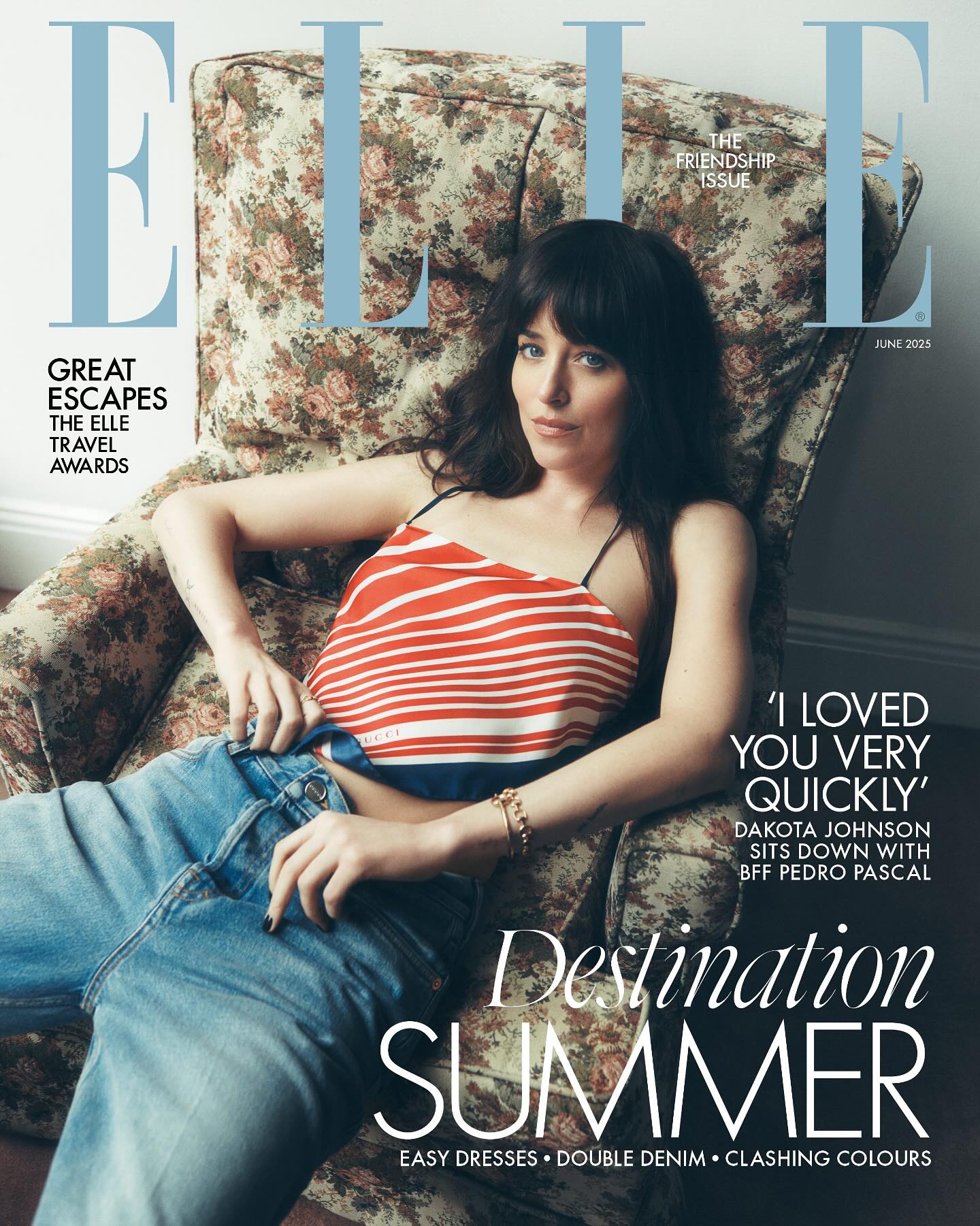 Who can resist #DakotaJohnson? Pedro Pascal can’t. Neither can Celine Song, who cast them both in the rom-com of the summer, A24’s ‘Materialists’. Pascal and Johnson sit down to discuss love, nomadic living and where they actually first met, in the June issue of @elleuk.
Read the interview at the link in our bio.
In Conversation With @pascalispunk
EIC @kenyahunt
Photographer @tomschirmacher
Stylist @heathermary.jackson
Design Director @zoyakaye
Deputy editor/ Culture Director @lenadecasparis
Fashion Director @avrilmair
Photography Director: @jeslucy
Acting Entertainment Director @olivia__blair
Hair Stylist @marktownsend1
Makeup artist @georgieeisdellmakeup
Manicurist @ohmynailsnyc
Production Design @toddsets / @mhs_artists
On set production @hannascottcorrie
Stylist assistants @abbymacdaddy, @hadyaa_