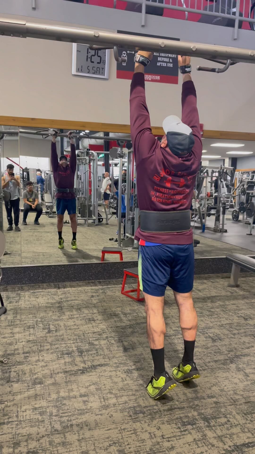First Time In A Long Time Doing Pull Ups After My 2 Hours Legs, Back, Core And Cardio Workout