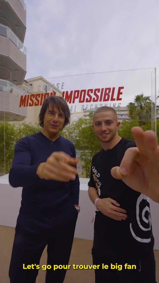 Mission Impossible, c’est la folie ! 🎬
J’ai jamais vu quelqu’un aussi heureux ! Il m’a fait trop rire avec Tom Cruise 😭
J’ai été invité à Cannes pour trouver le plus grand fan de Mission : Impossible sur la Croisette à l’occasion de Mission: Impossible - The Final Reckoning, qui sort le 21 mai 🎥🔥
@paramountpicturesfrance #MissionImpossible #TheFinalReckoning #collaborationcommerciale