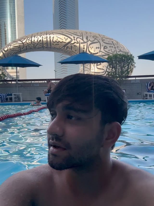 Swim and the view 🇦🇪