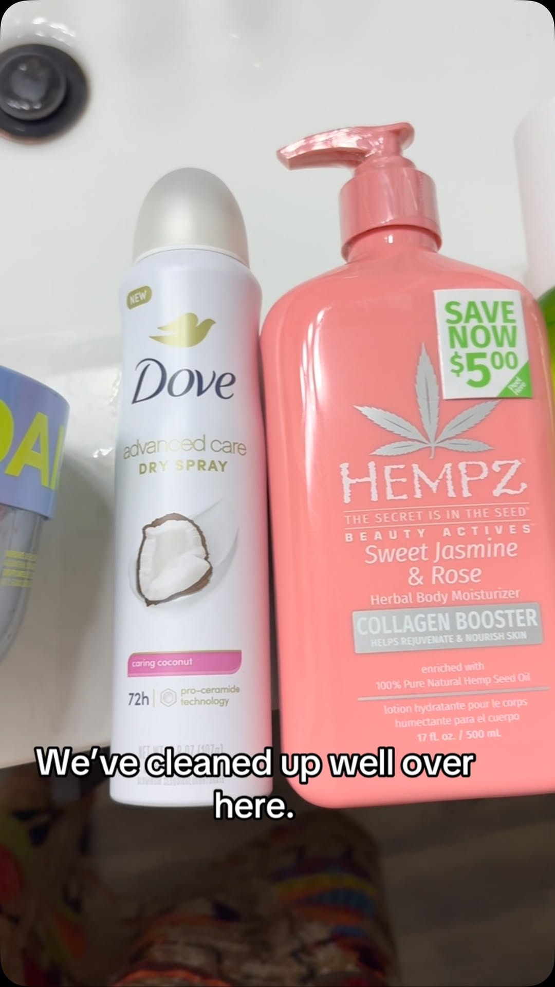 My best combo starts with soap, then a good scrub, followed by body wash for that extra clean. I finish by using cream all over my body and a little spray mist to top it off! Do you do it too?