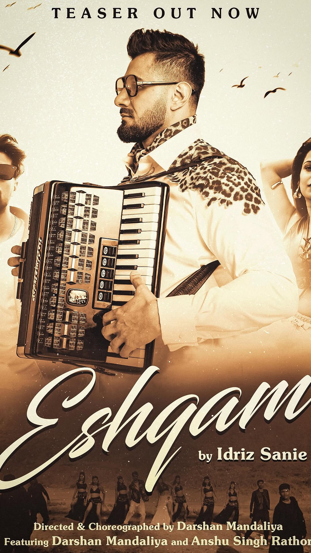 Eshqam (My Love)
A Persian song that speaks the language of the heart — brought to life through a powerful collaboration between India and Greece.
From soulful choreography in India to cinematic visuals in Greece, Eshqam is a cross-cultural celebration of love and artistry.
Releasing on 1st June.
Song Credits:
Lyrics & Music: Idriz Sanie
Music Arrangement:Enani Hamada
Indian Team:
Director & Choreographer: Darshan Mandaliya
Featuring: Darshan Mandaliya & Anshu Singh Rathor
DOP: Brijesh Karma
2nd DOP & Editor: Harshwardhan Karambal
Assistant Choreographers: Vikas Pandey, Anshu Singh, Anand Gupta, Harrydancholic
DOP Assistant: Anirudh Gupta
Production: DR Production
Production Head: Rohed Khan
Production Management: Anand Gupta | Assistant: Santosh
Color Grade: Armaan (aaedits)
Poster Design: Sushil
Hair & Makeup: Anjali
Special Thanks: Zero Degree Dance Academy
Greek Team:
Director: Rohed Khan
Stylist: Lazaros Orfanidis
Makeup: Irene Makiou
Styling Assistants: Kelly Xatzidaki, Vera Adamidou
⸻
Eshqam drops on June 1st.
Two countries. One love. One song.
#Eshqam #PersianSong #IndiaToGreece #GlobalCollab #ComingSoon #june1