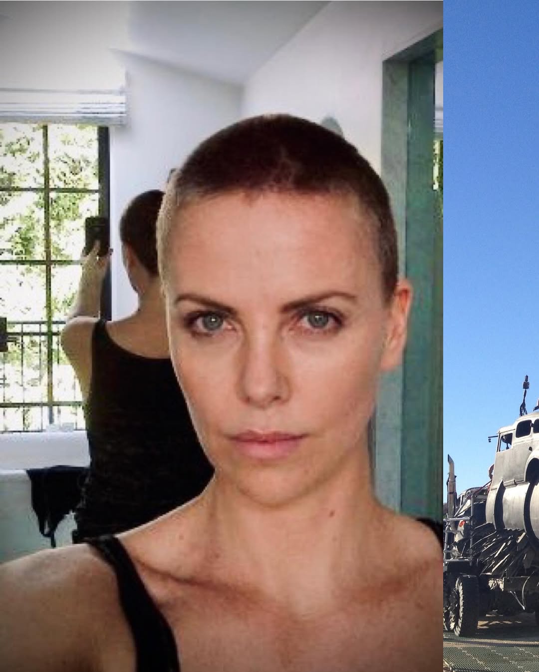 How it started vs how it ended
…can’t believe it’s been 10 years since I shaved my head and boarded the War Rig. As crazy as this shoot was, wouldn’t change it for a thing. This movie changed my life in so many ways, and I love seeing how much you all still love it a decade later 🖤 #MadMaxFuryRoad