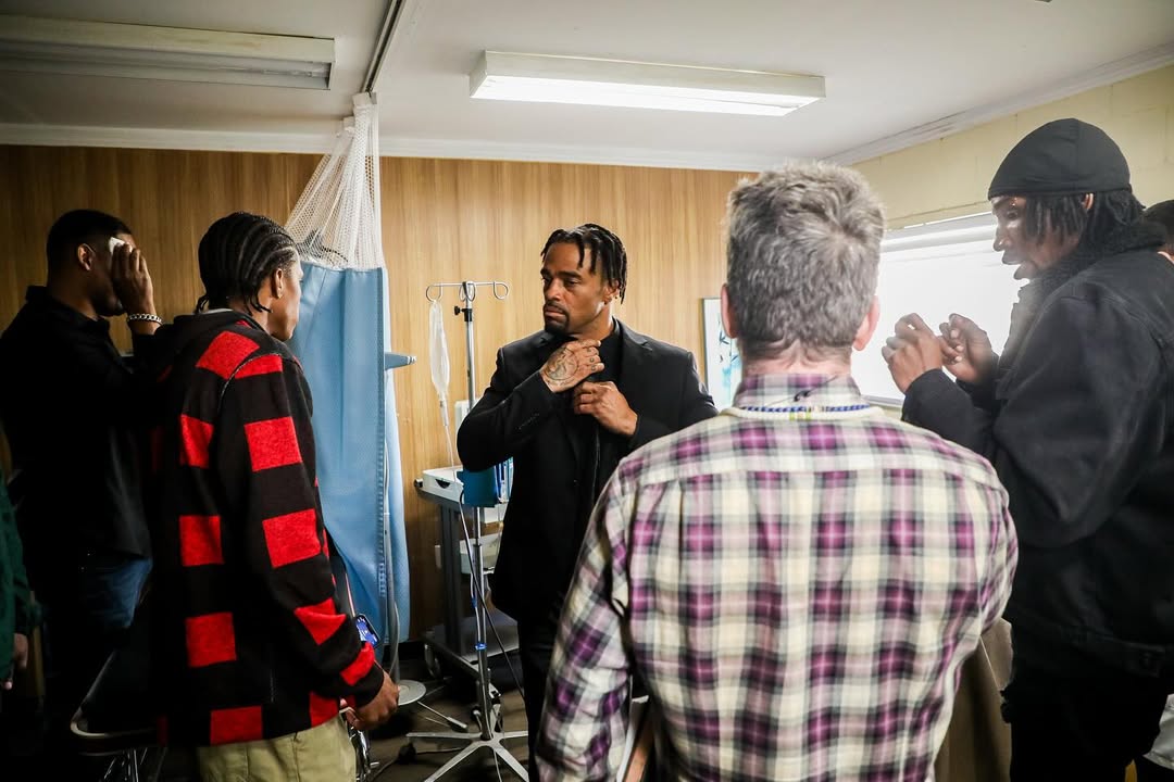 BTS on set @triumphofficialmovie . Keep watching and sharing the movie trailer on @youtube currently 602k . 📸 @tim_johnny #triumphthemovie