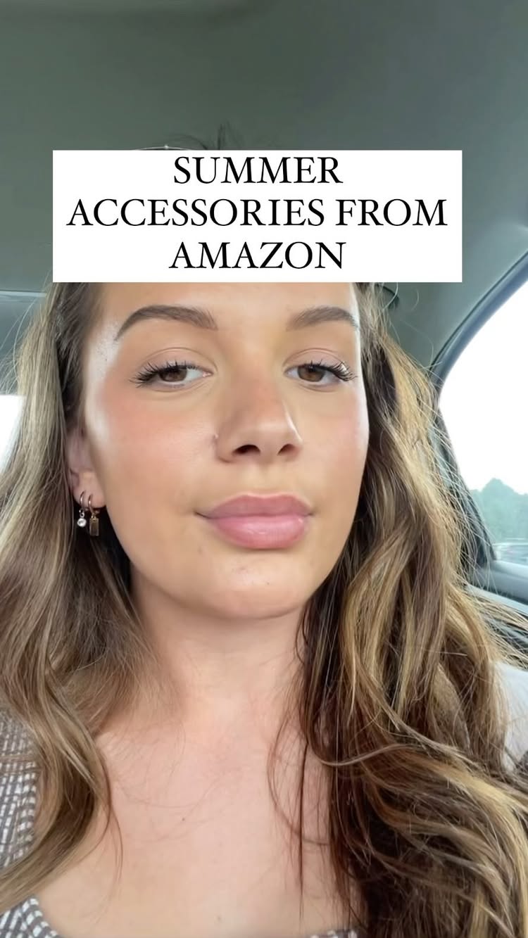 summer accessories from amazon. linked in my bio!!!