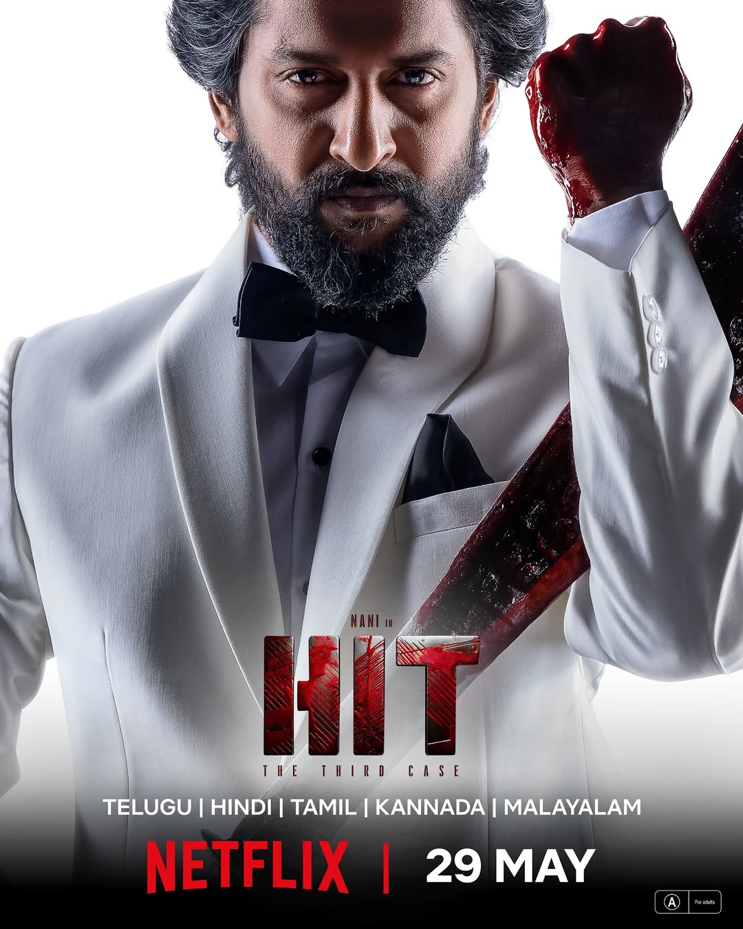 He’s Arjun for the loved ones and Sarkaar for the criminals 😎
Watch HIT: The Third Case, out 29 May, on Netflix in Telugu, Hindi, Tamil, Malayalam and Kannada.
#HitTheThirdCaseOnNetflix
Natural Star @nameisnani @saileshkolanu @srinidhi_shetty @_prat @mickeyjmeyerofficial @sanujohnvarughese @tprashanti @wallpostercinemaofficial @unanimous.productions @saregamatelugu
