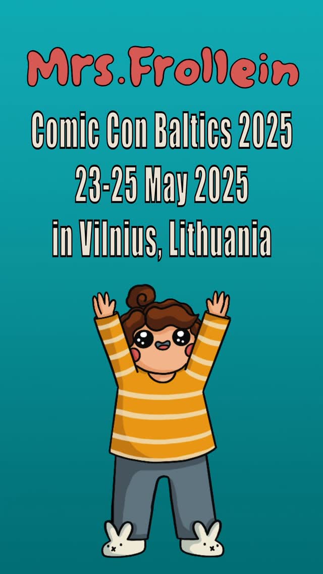 See you soon, Vilnius! 🥰 I have some merch with me and will even do some little, personal drawings for you! I also will be doing some panels and talk about my comics ♥️ Can’t wait to meet some of you, I’m super nervous and excited 🥹
#ccbaltics #comicconbaltics #comicconbaltics2025