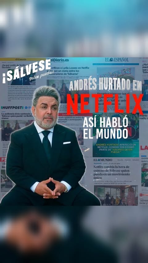 🌎 El mundo fue testigo de la histórica llegada de Andrés Hurtado a @netflix @netflixlat @netflixes y así hablaron los medios alrededor del planeta.