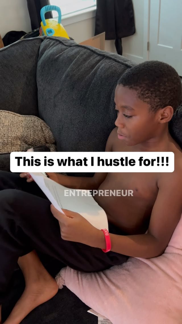 My son wrote his school “What I Wanna Be When I Grow Up” paper on me and Man I’ll tell you.. this is the only “Influencer” title that means anything to me!! As a hustler, as an entrepreneur, as men/women of ambition we start out journey just looking to make ends meet, accomplish goals, live a life of significance
As a PARENT though? We have NO idea the impact & impressions our actions leave on our kids..
I started my first business (a carpet cleaning company) the day my son was born and only 1year after I came home from prison
He’s literally watched me start multiple businesses, fail at multiple business and find success in multiple businesses.
He’s seen the struggles, he’s seen the successes.. he’s literally grown up in this life and honestly I couldn’t be more proud of how observant and ambitious he is at such a young age
Getting this call in the middle of work trip.. was THE single most meaningful event I’ve had in the 10 years I’ve been an entrepreneur and a father..
To all my hustlers out there if this ain’t what you hustling for you’re doing it wrong‼️
Shoutout to all my Fathers, Mothers and Entrepreneur out there making it happen to LEAVE A LEGACY!!