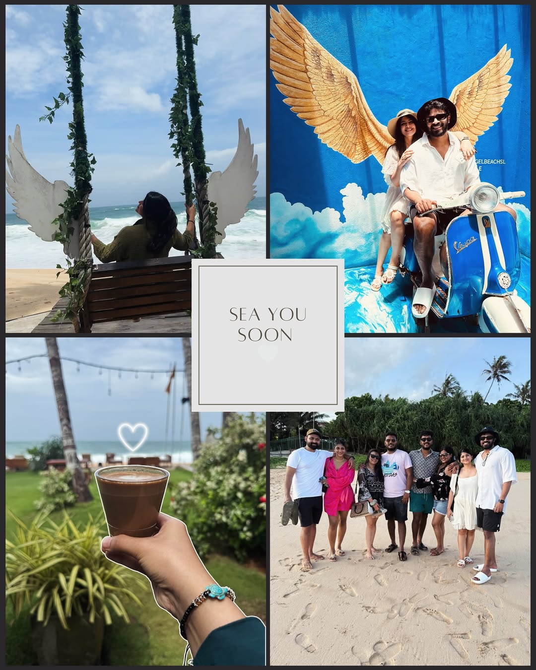 Sea you soon ! 🌊
Mini travel collages are my thing now :p
#travelvibes #beach #srilanka