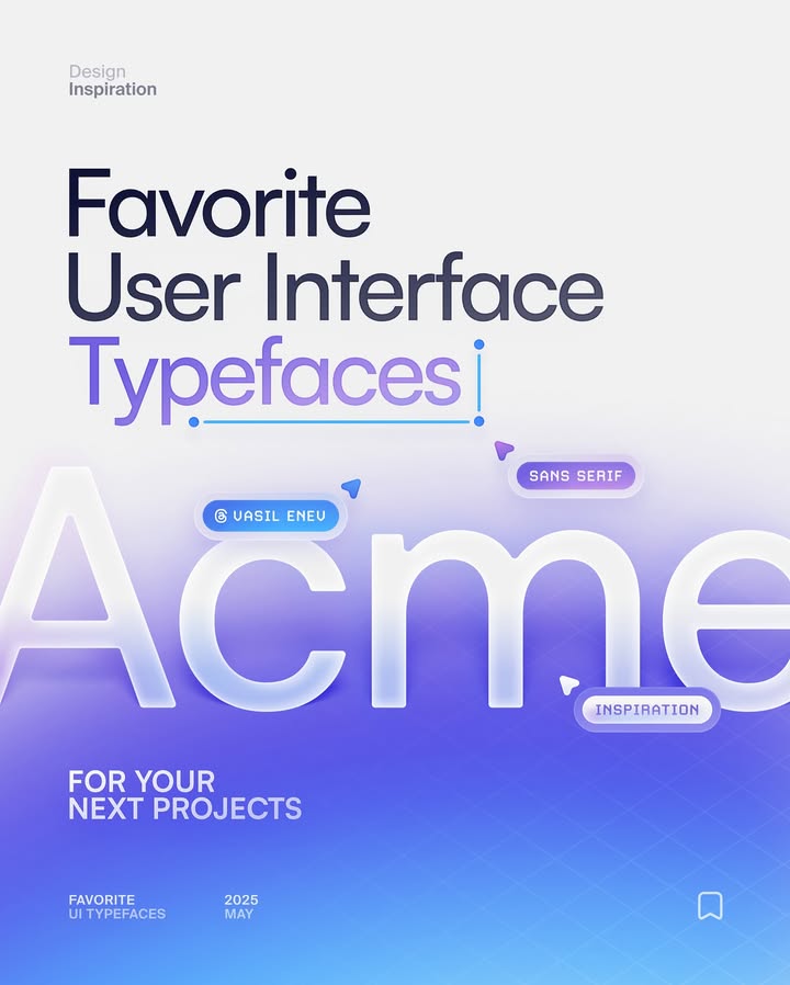 📝 My Favorite UI Typefaces
Hey everyone, I’m sharing a few of my favorite sans serif typefaces from recent UI/UX projects. Each one brings its uniquely crafted style, clean lines and characters.
Are you already using any of these, or which one would you pick? Tell me in the comments! 👇🏻
•
#typography #font #fonts #stunninggradients #colorpalette #designinspiration
#bestfonts #colors #typeface #graphicdesign #graphicdesigner #dotuiux #communityxadobe #ui #adobe #uitrends #designtrends #typeface #colorinspiration #designtips #figma #branding