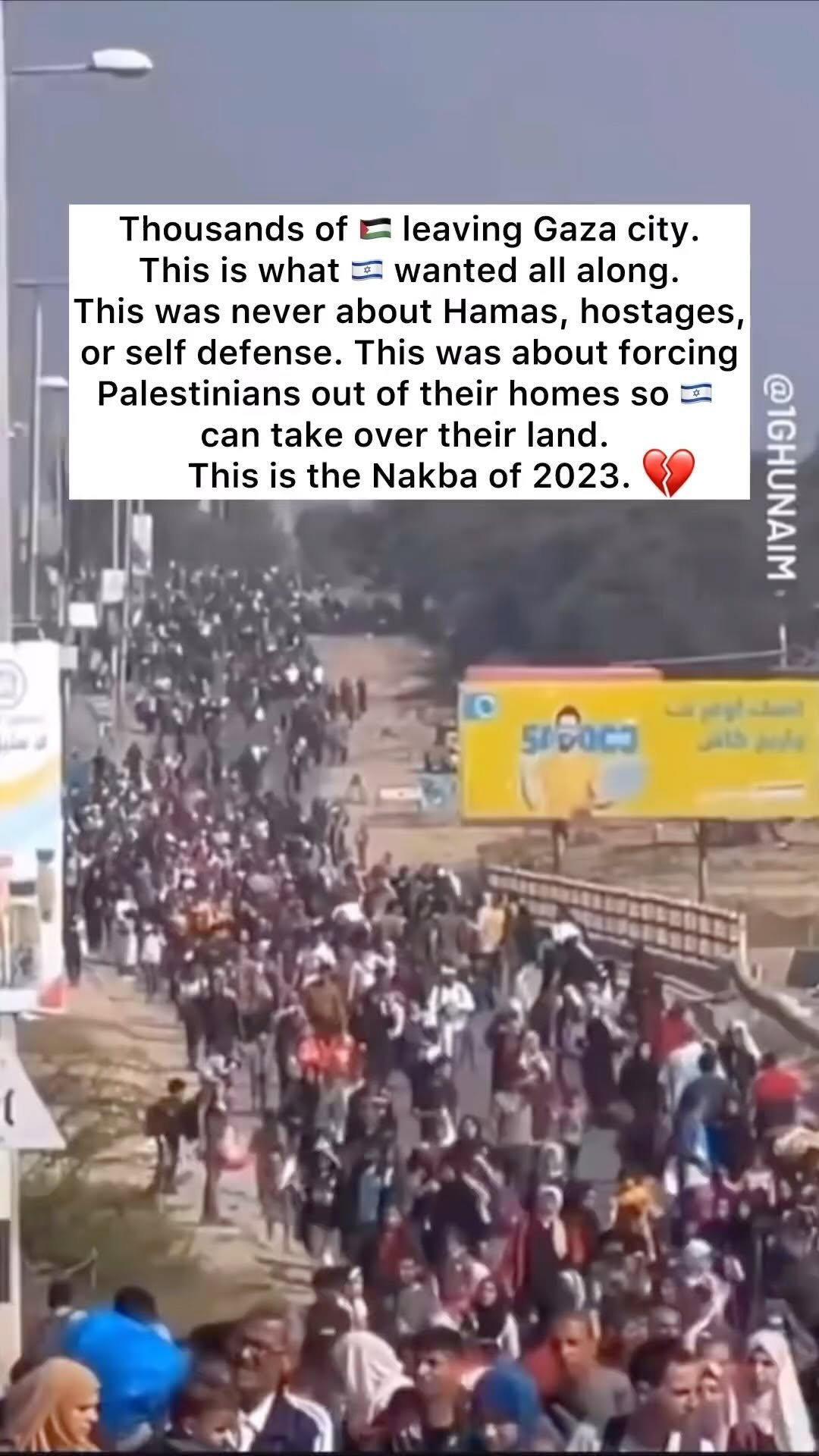 Nakba 2023. Congratulations.
