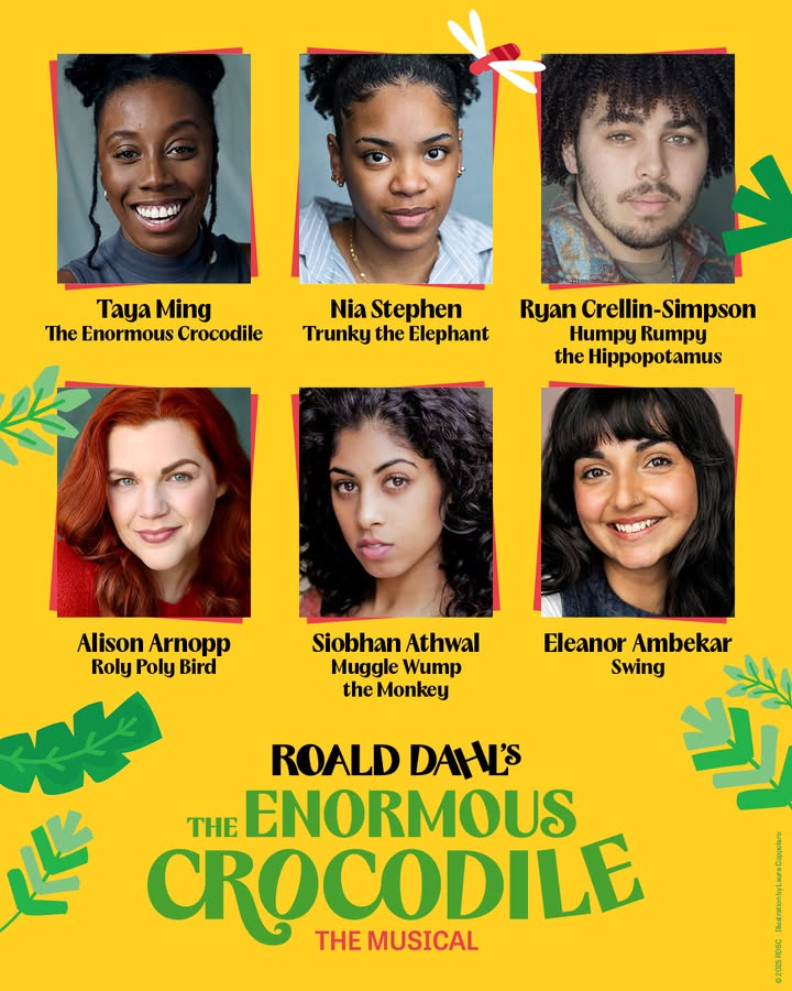 Meet our tremendous new cast joining the jungle mischief this summer for The Enormous Crocodile! 🤩