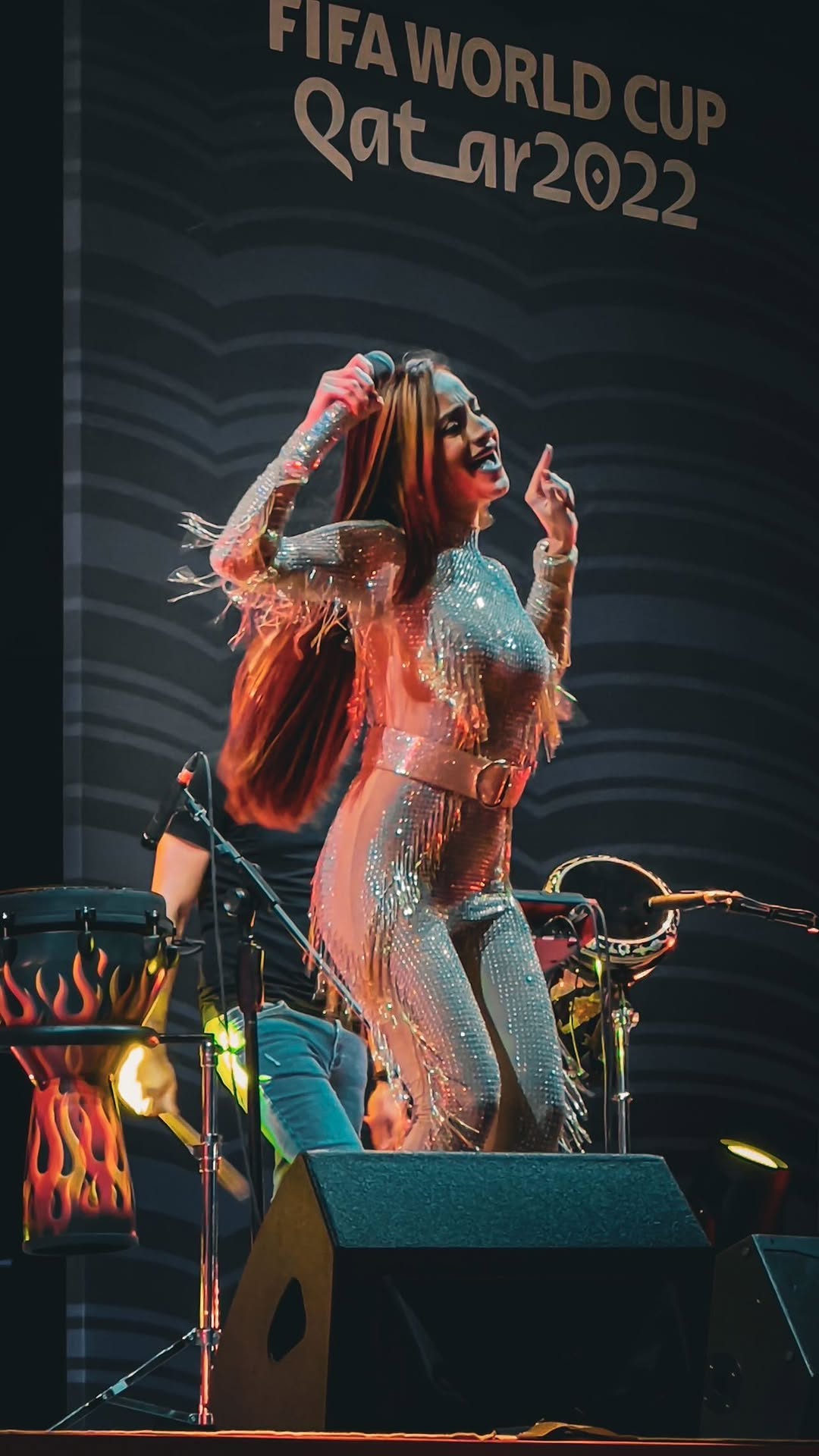 It has been an honor to perform at the biggest sporting event worldwide—the FIFA world cup tournament—hosted by Qatar for its first time in the Middle East.
Singing in 6 events for over 60,000 football fans from every corner of the globe was an unforgettable, once in a lifetime experience.
🇦🇷 🇦🇺 🏴 🇸🇳 🇧🇷 🇰🇷 🇪🇸 🇲🇦 🇭🇷 🇵🇹
It was heartwarming to see all these amazing football fans dance and sing to each and every song at the pre and post-match performances.
I feel so blessed to have had the opportunity to participate in and be part of this magical experience.
@fifaworldcup @roadto2022en
#fifa #fifaworldcup2022 #fifaworldcup #football #worldcup #qatar2022 #roadto2022 #sport #tournament #goals #doha #worldcup2022 #fifafanfest #nojoom_support