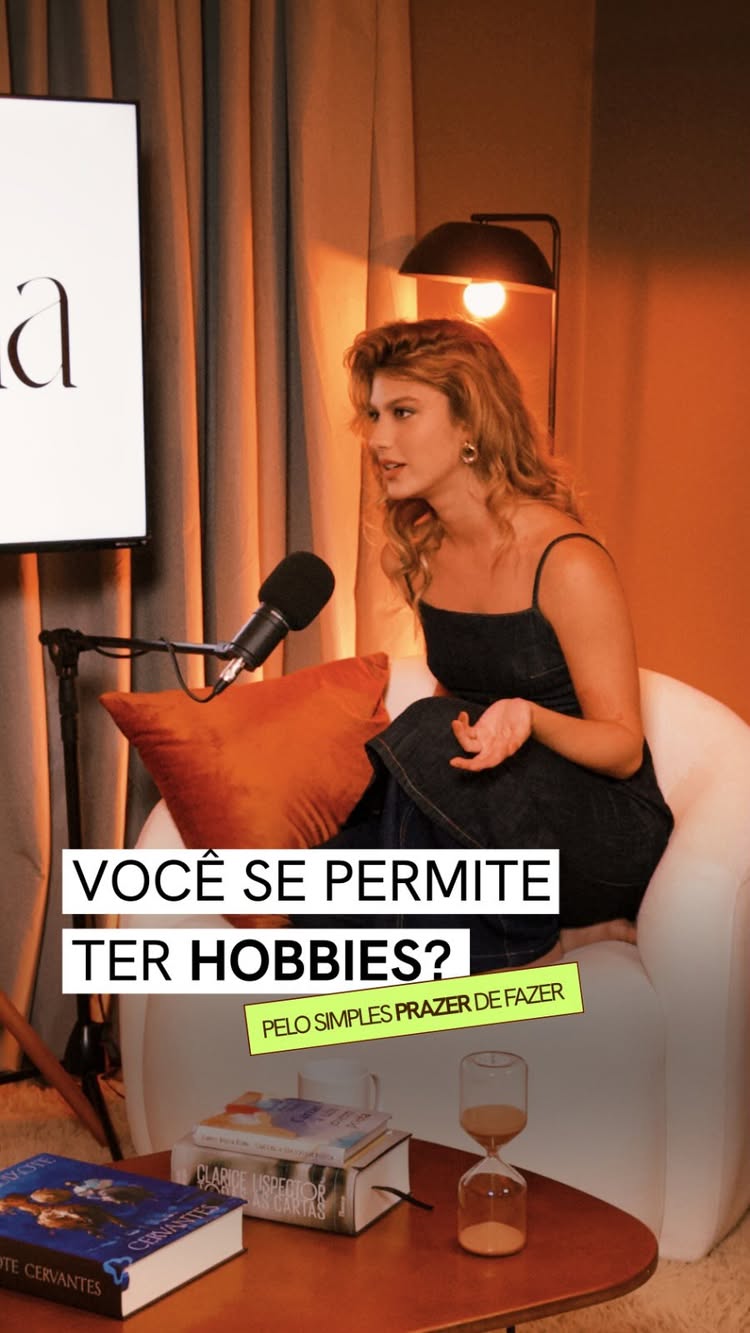 O que você se permite fazer por puro prazer, sem pressão, sem cobranças, sem monetizar? Você abre espaço pra criar hobbies cujo único objetivo é te fazer feliz? 🎭🎨🧶
#hobbies #sonhos #relacionamentos #nemtaopolliana #cortespodcast