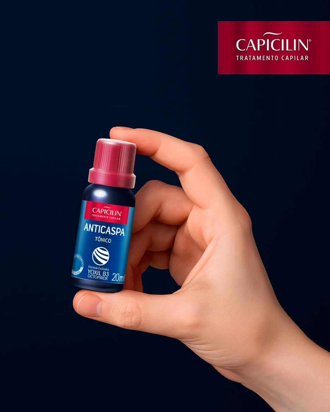 💙Pequeno no tamanho, gigante nos resultados!!
O Tônico Anticaspa Capicilin é dermatologicamente testado e age com eficácia no cuidado do couro cabeludo.
O seu bem-estar começa na raiz.
