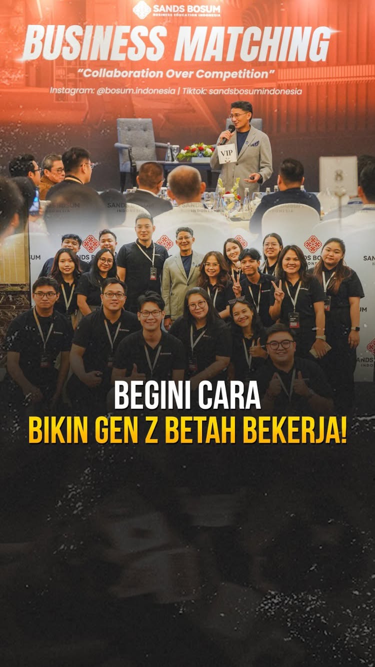 Gen Z generasi lemah? Gak juga ah.. gimana menurut kalian?
Di acara @bosum.indonesia, kami berdiskusi soal tantangan membuka lebih banyak peluang kerja untuk Gen Z. Saya melihat sendiri, ketika mereka dihargai dan dilibatkan, mereka merasa dianggap dan menjadi bagian dari tim. Yang mereka butuhkan bukan sekadar pekerjaan, tapi ruang untuk bersuara dan didengarkan.