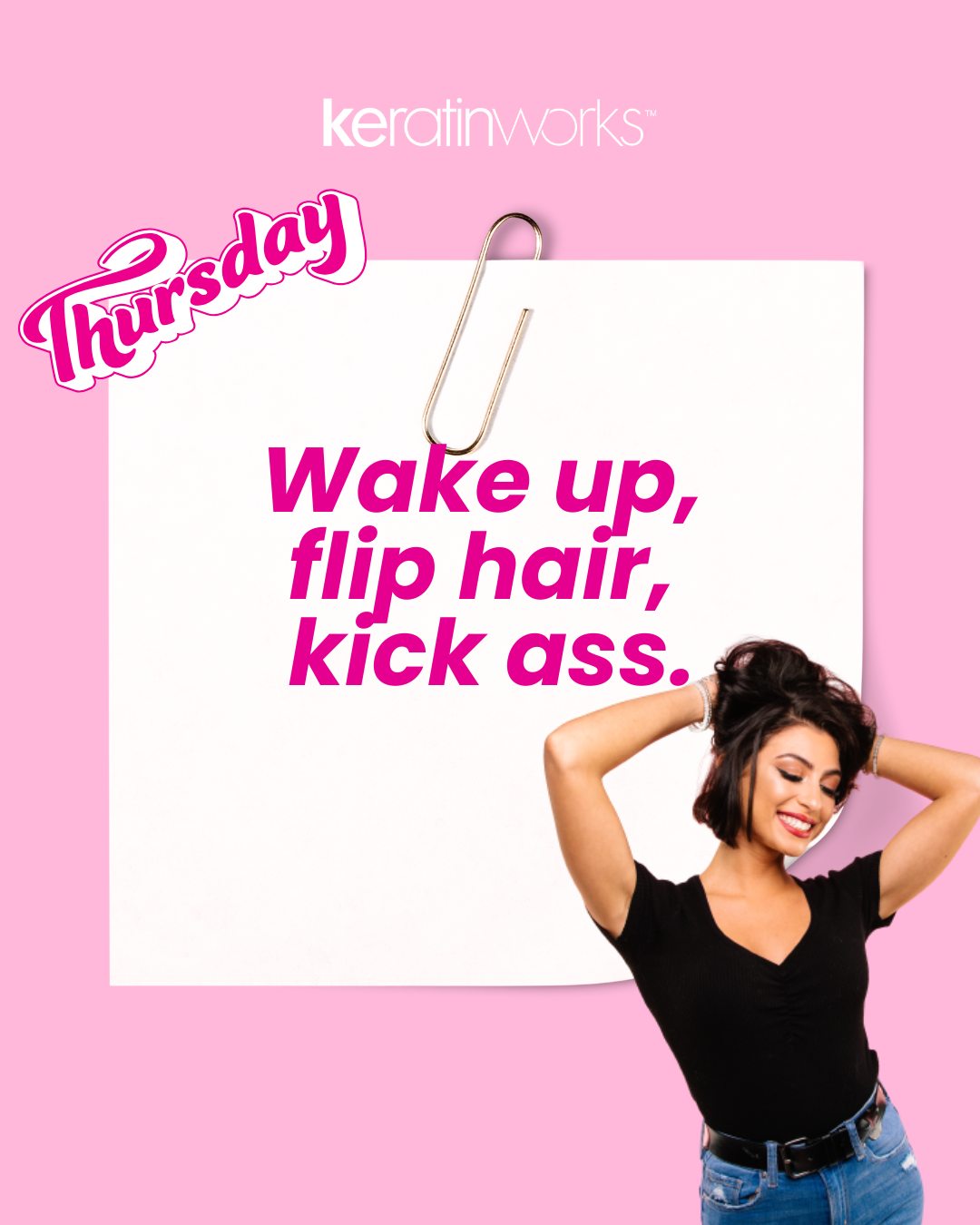 Wake up. Flip hair. Kick ass. 💁♀️🔥
It’s giving confidence, clean beauty, and CEO energy all day long 💼✨ Whether you’re behind the chair or running the world—do it with great hair and bold vibes 💎💪
Powered by Keratinworks 💚
#Keratinworks #HairFlipMood #BossHair #CleanHairCare #LuxuryHairCare #WomenWithAmbition #SalonPro #HairstylistVibes #BeautyBoss #HairGoals #ThursdayVibes #ConfidenceInHair #NonToxicHairCare #HairOnPoint #SmoothingSystem #HairInspo #HairTransformation #GlassHairGoals #EmpoweredWomen #ViralHairPost #SalonLife #SlayAllDay #SmallBusinessEnergy