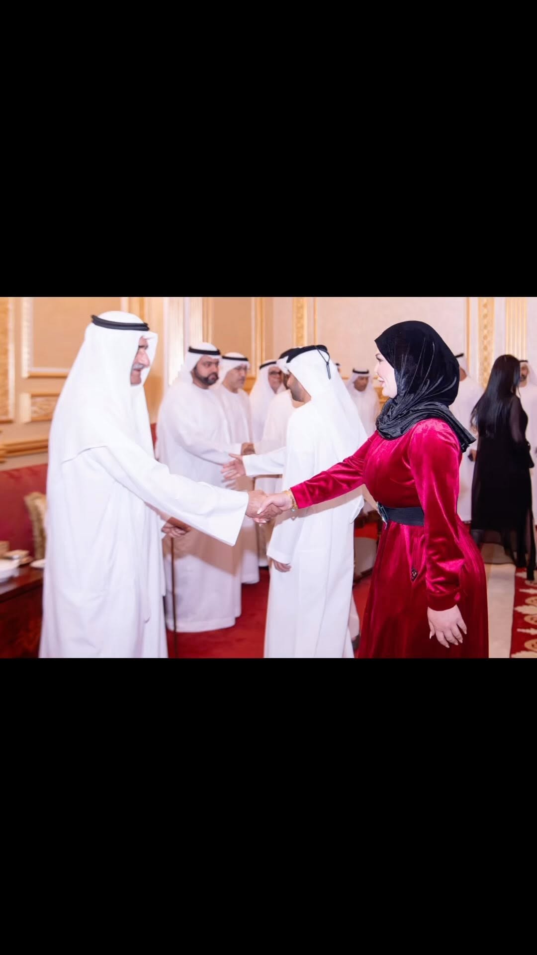 "في ليلة مُتألقة من ليالي رمضان العامرة، كان لي شرف الاستضافة في المجلس الرمضاني بقصر صاحب السمو الشيخ حمد الشرقي، حاكم الفجيرة. قدمت لسموه درعاً تذكارياً من فريق 'شكراً لعطاءك' التطوعي، تعبيراً عن امتناننا لدعمه المتواصل. كل الشكر لسموه على حفاوة الاستقبال وكرم الضيافة. بإذن الله، أتطلع للمزيد من اللقاءات المثمرة والبنّاءة.""During a splendid Ramadan evening, I had the honor of being hosted at the Ramadan Council in the palace of His Highness Sheikh Hamad Al Sharqi, the Ruler of Fujairah. I presented His Highness with a commemorative shield from the 'Thank You for Your Contribution' volunteer team, as a token of our gratitude for his continuous support. My deepest thanks to His Highness for the warm welcome and generous hospitality.
God willing, I look forward to more fruitful meetings in the future."#الفجيرة
#رمضان
#مجلس_رمضاني
#شكراً_لعطاءك
#حمد_الشرقي
#تطوع
#ضيافة
#الإمارات
#تقدير_واحترام
#لقاءات_مثمرة
#Fujairah
#Ramadan #RamadanCouncil
#ThankYouForYourContribution
#SheikhHamadAlSharqi
#Volunteering #Hospitality #UAE #Appreciation #FruitfulMeetings