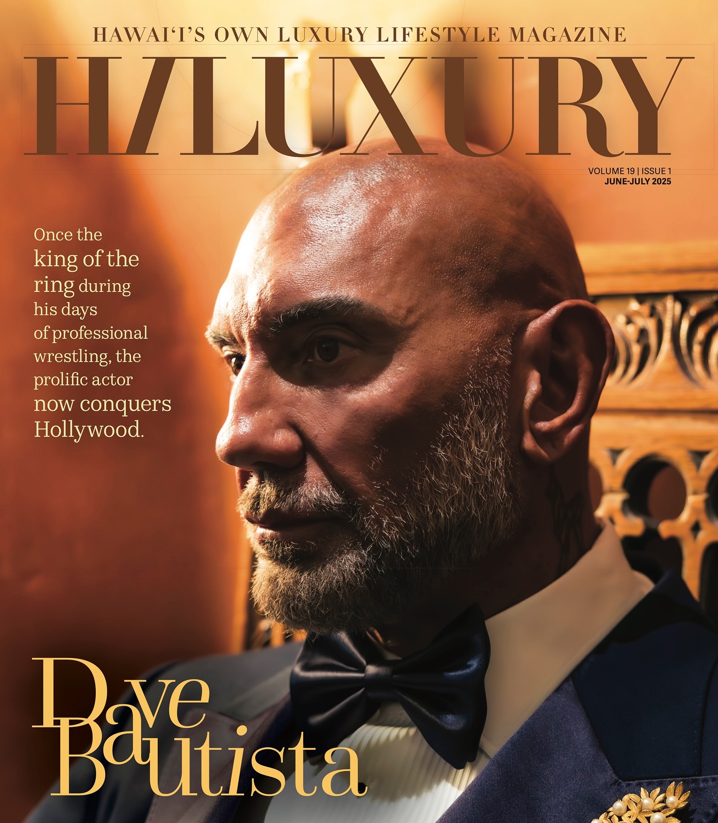 “Don’t let opportunities pass you by. If you run into a wall, go around it—or blow up the wall.”
Actor Dave Bautista contemplates his next move on the cover of our June/July issue. He looks back with HILuxury about moving from the wrestling ring to the big screen, finding his way as a young man, and what it means to carve his own path to success in the entertainment industry and beyond.
“If you think something is right for you and it’s something you want to fight for, then fight for it.”
⭐️ @DaveBautista
🖋️ James Charisma (@JCharisma)
📸 @JimmyRuggiero
#HILuxury #HILuxuryMag #HILuxuryMagazine #DaveBautista #WWEHallofFame #MarvelStudios #GuardiansoftheGalaxy #BladeRunner2049 #Dune #WreckingCrew