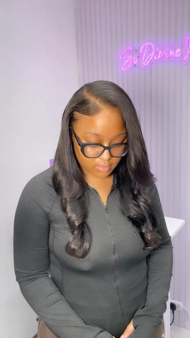 Weave with leave out is my thing right now 😍😍😍 #weave #leaveoutsewin