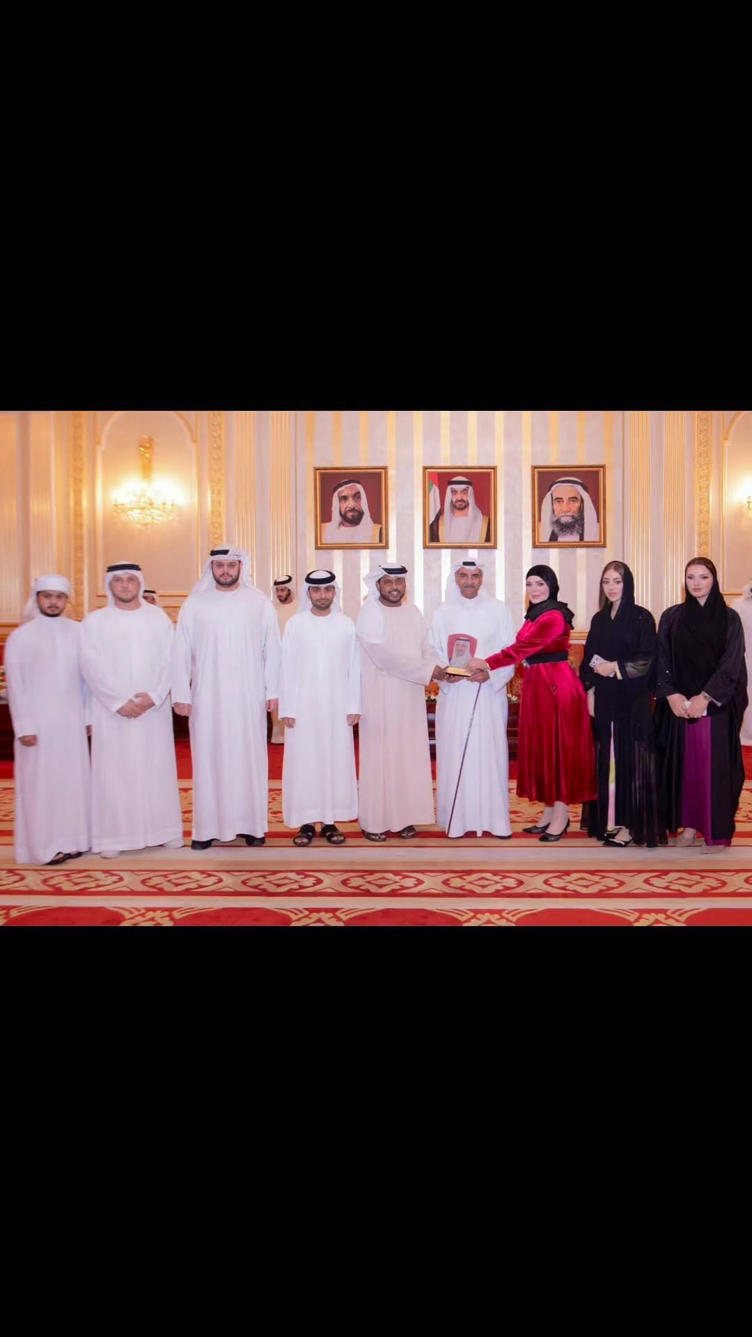 "في ليلة مُتألقة من ليالي رمضان العامرة، كان لي شرف الاستضافة في المجلس الرمضاني بقصر صاحب السمو الشيخ حمد الشرقي، حاكم الفجيرة. قدمت لسموه درعاً تذكارياً من فريق 'شكراً لعطاءك' التطوعي، تعبيراً عن امتناننا لدعمه المتواصل. كل الشكر لسموه على حفاوة الاستقبال وكرم الضيافة. بإذن الله، أتطلع للمزيد من اللقاءات المثمرة والبنّاءة.""During a splendid Ramadan evening, I had the honor of being hosted at the Ramadan Council in the palace of His Highness Sheikh Hamad Al Sharqi, the Ruler of Fujairah. I presented His Highness with a commemorative shield from the 'Thank You for Your Contribution' volunteer team, as a token of our gratitude for his continuous support. My deepest thanks to His Highness for the warm welcome and generous hospitality.
God willing, I look forward to more fruitful meetings in the future."#الفجيرة
#رمضان
#مجلس_رمضاني
#شكراً_لعطاءك
#حمد_الشرقي
#تطوع
#ضيافة
#الإمارات
#تقدير_واحترام
#لقاءات_مثمرة
#Fujairah
#Ramadan #RamadanCouncil
#ThankYouForYourContribution
#SheikhHamadAlSharqi
#Volunteering #Hospitality #UAE #Appreciation #FruitfulMeetings