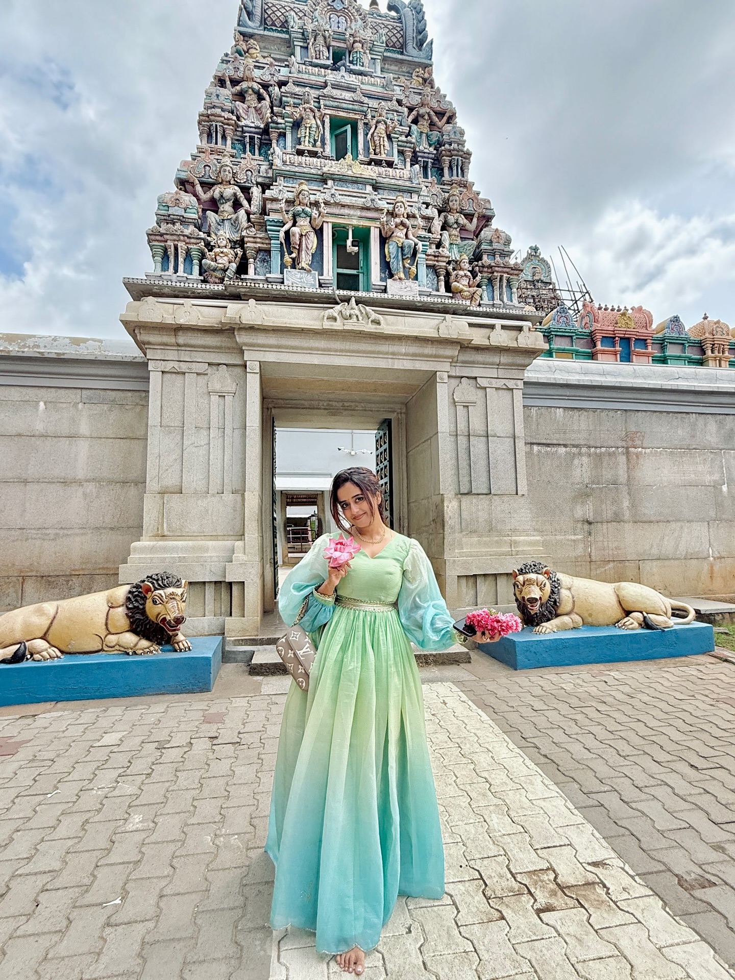 Blessed 😇
.
Birthday Outfit saree converted into salvar by @likitha_suresh_ thank u