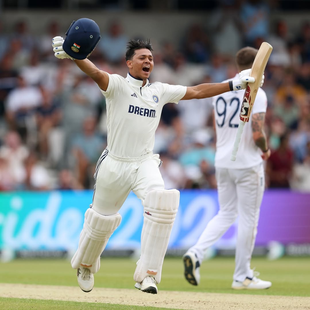 📸 📸
A celebratory run 👌
The hands aloft 🙌
The trademark jump ☺️
#TeamIndia | #ENGvIND | @yashasvijaiswal28